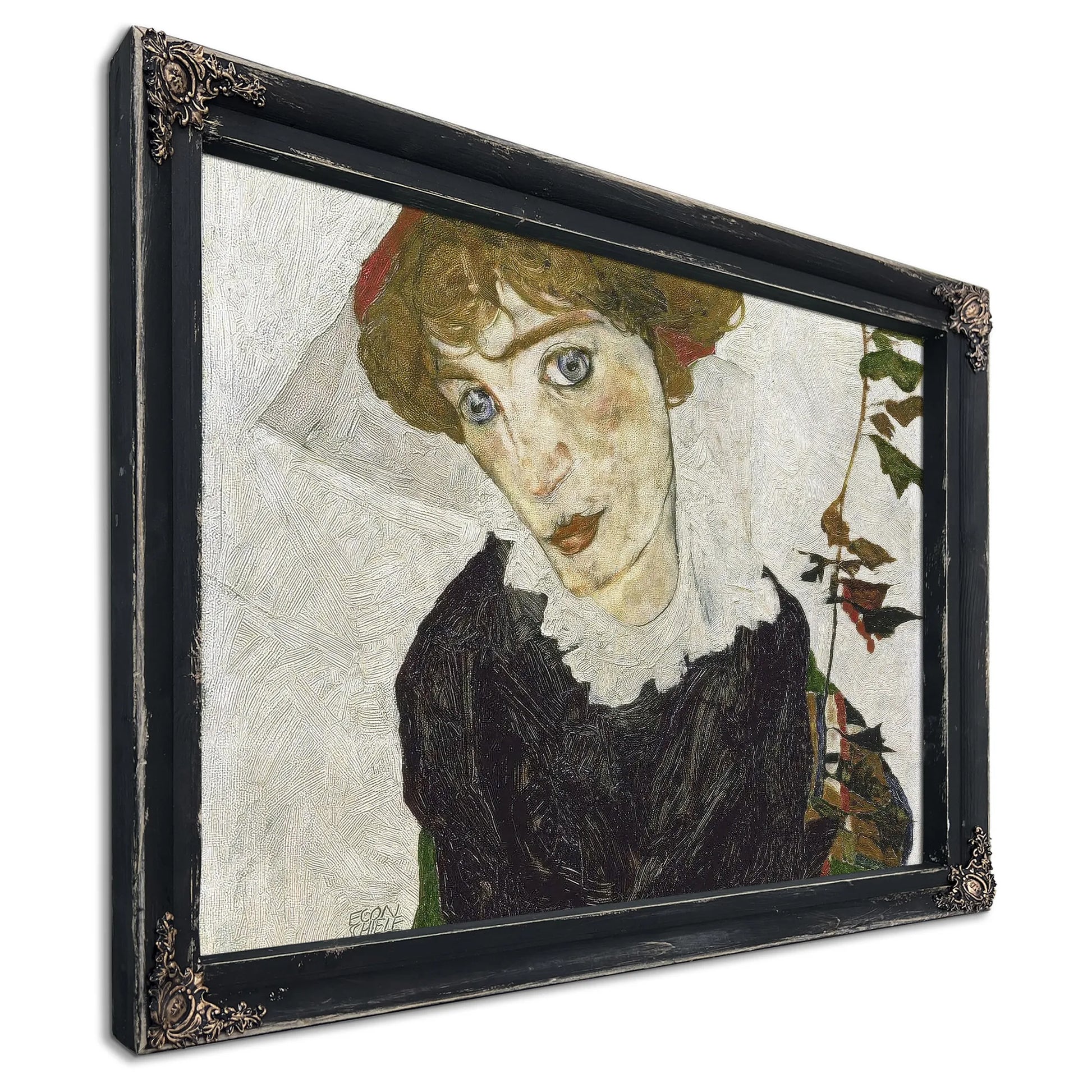 Portrait Of Wally Neuzil by Egon Schiele Fine Art Print