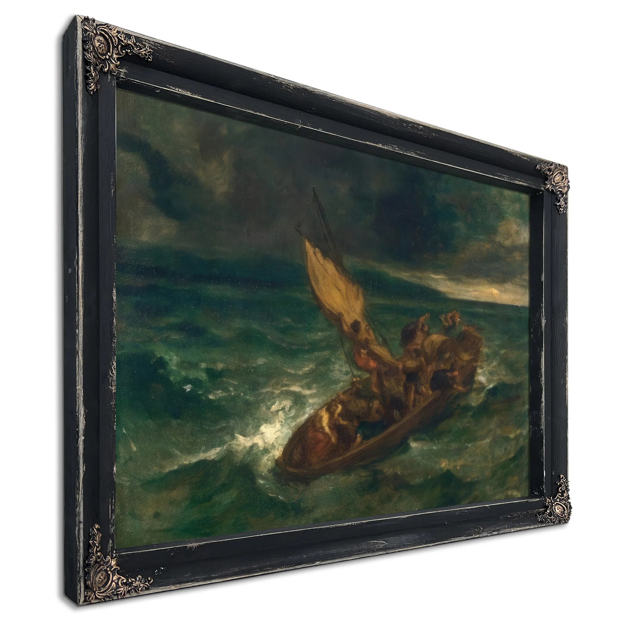 Christ On The Sea Of Galilee By Eugene Delacroix Fine Art Print