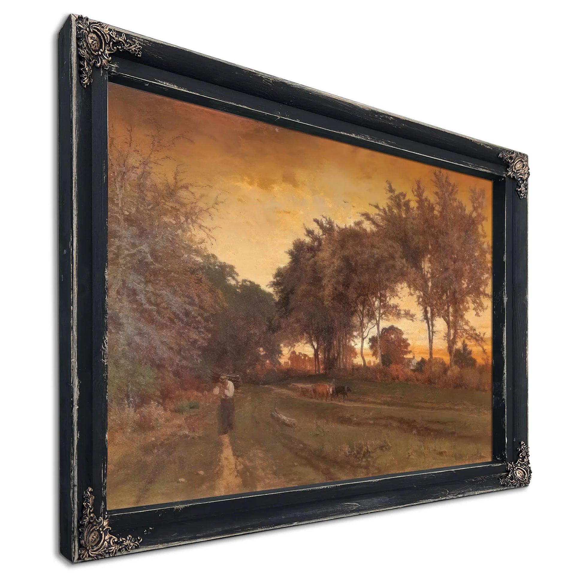 Evening Landscape By George Inness Fine Art Print