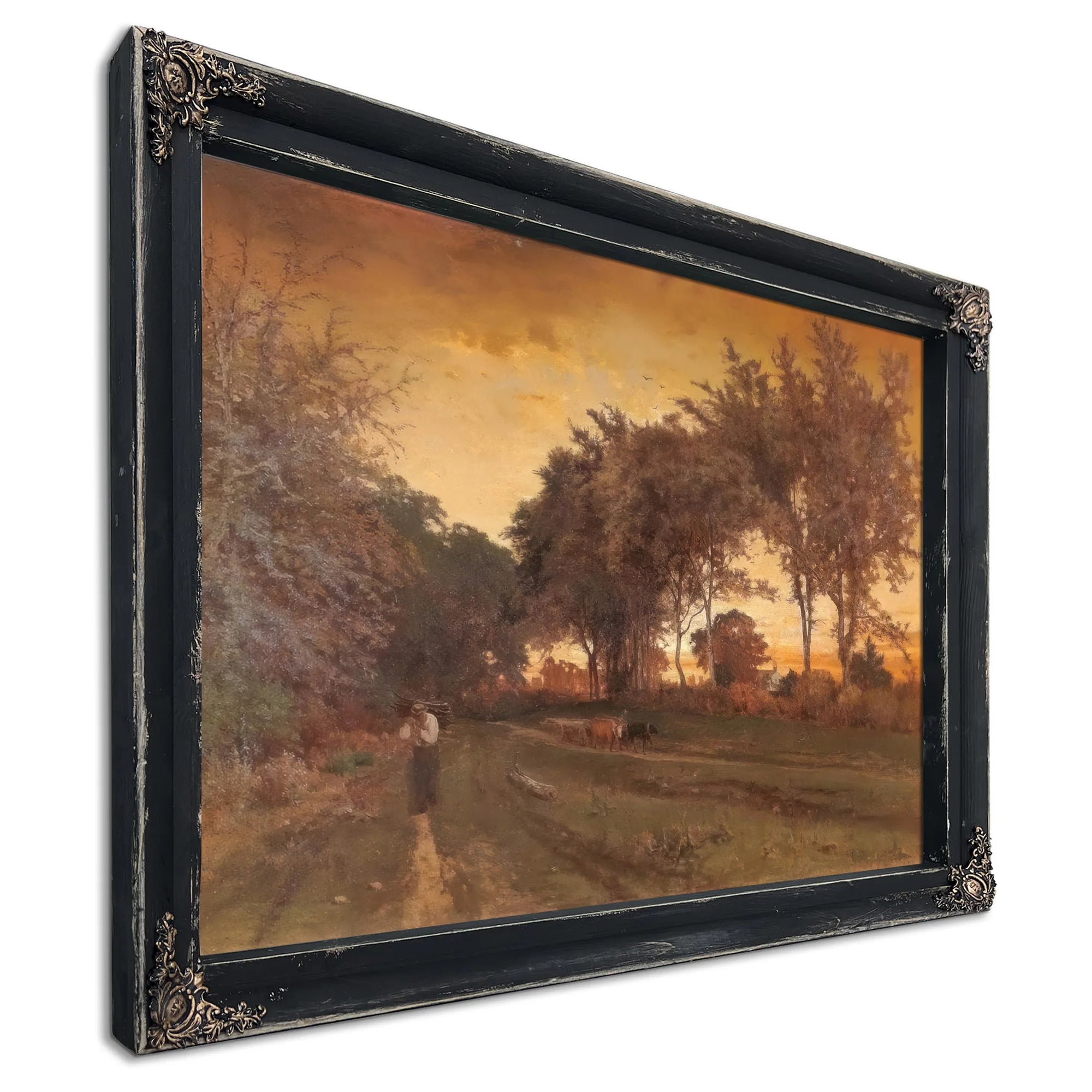 Evening Landscape By George Inness Fine Art Print