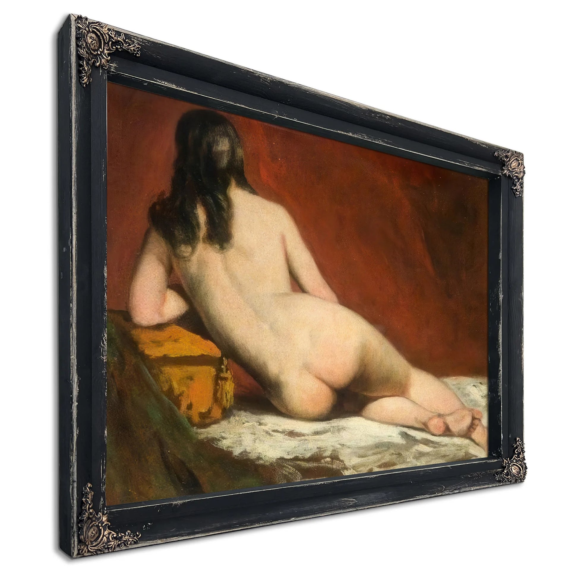 Nude Study Of A Reclining Woman By William Etty Fine Art Print