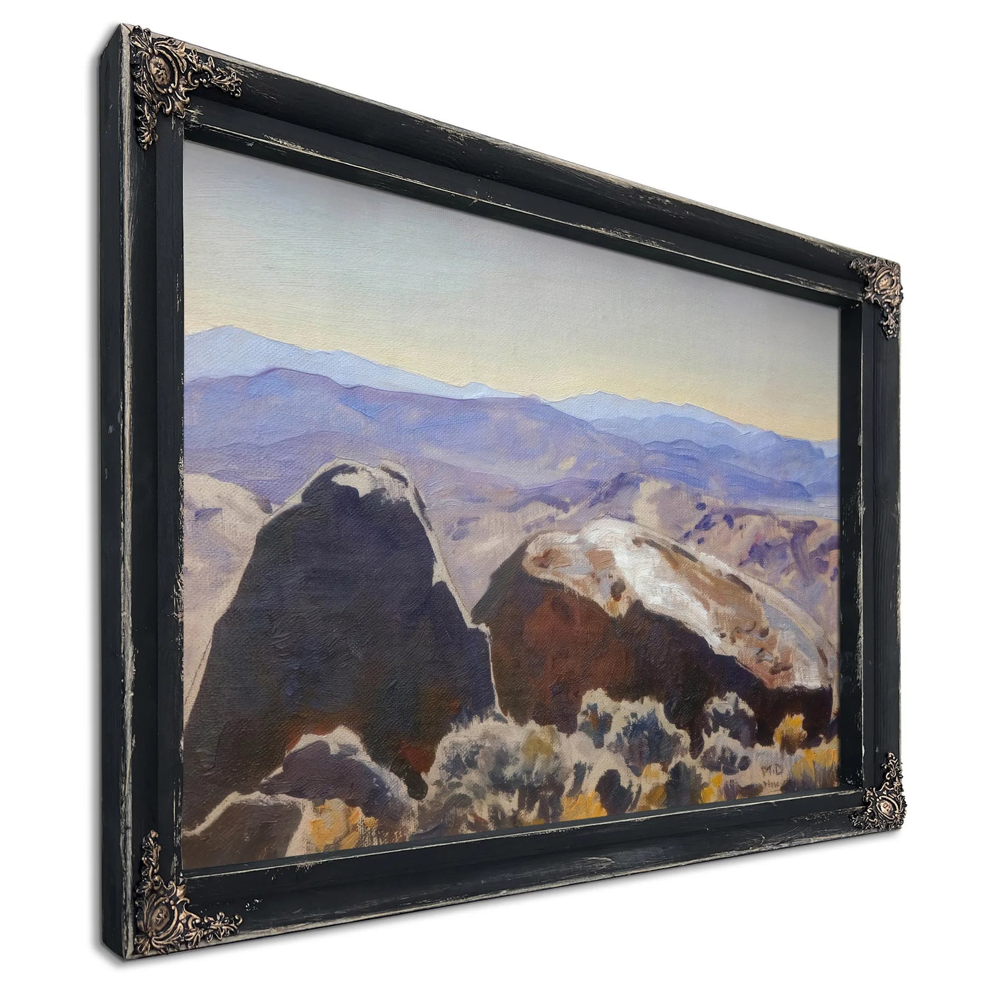 South From Quartz Mountain By Maynard Dixon Fine Art Print