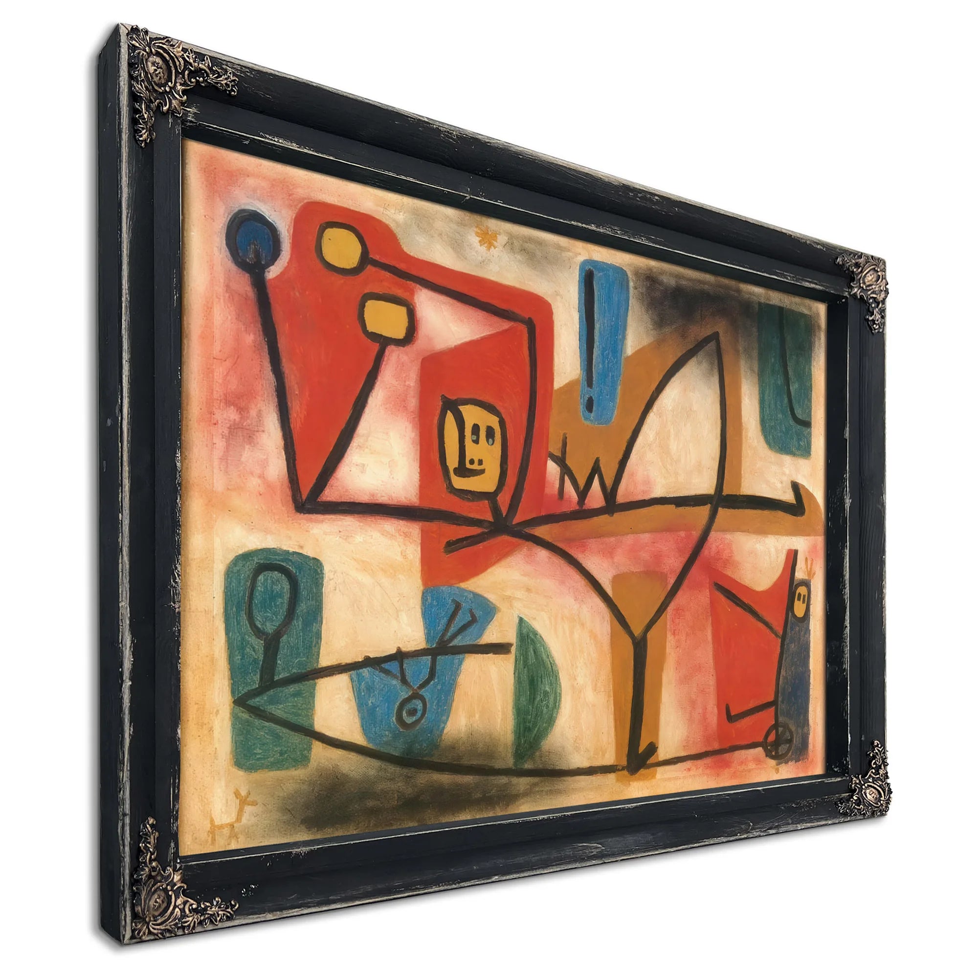 Exuberance 1939 Pqu 11 ( 1251) By Paul Klee Fine Art Print