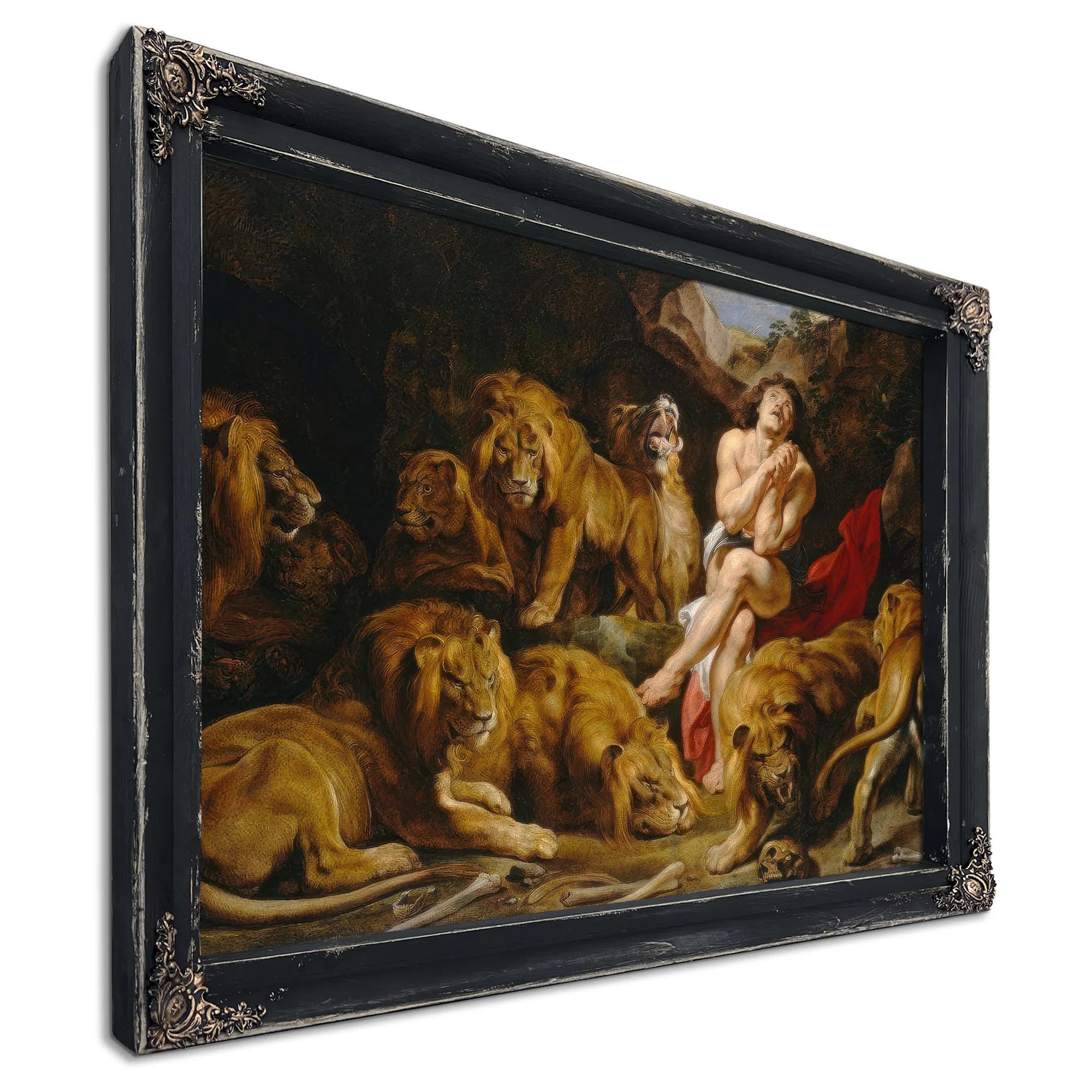 Peter Paul Rubens Daniel In The Lions 1039 Den 1616 By Peter Paul Rubens Fine Art Print