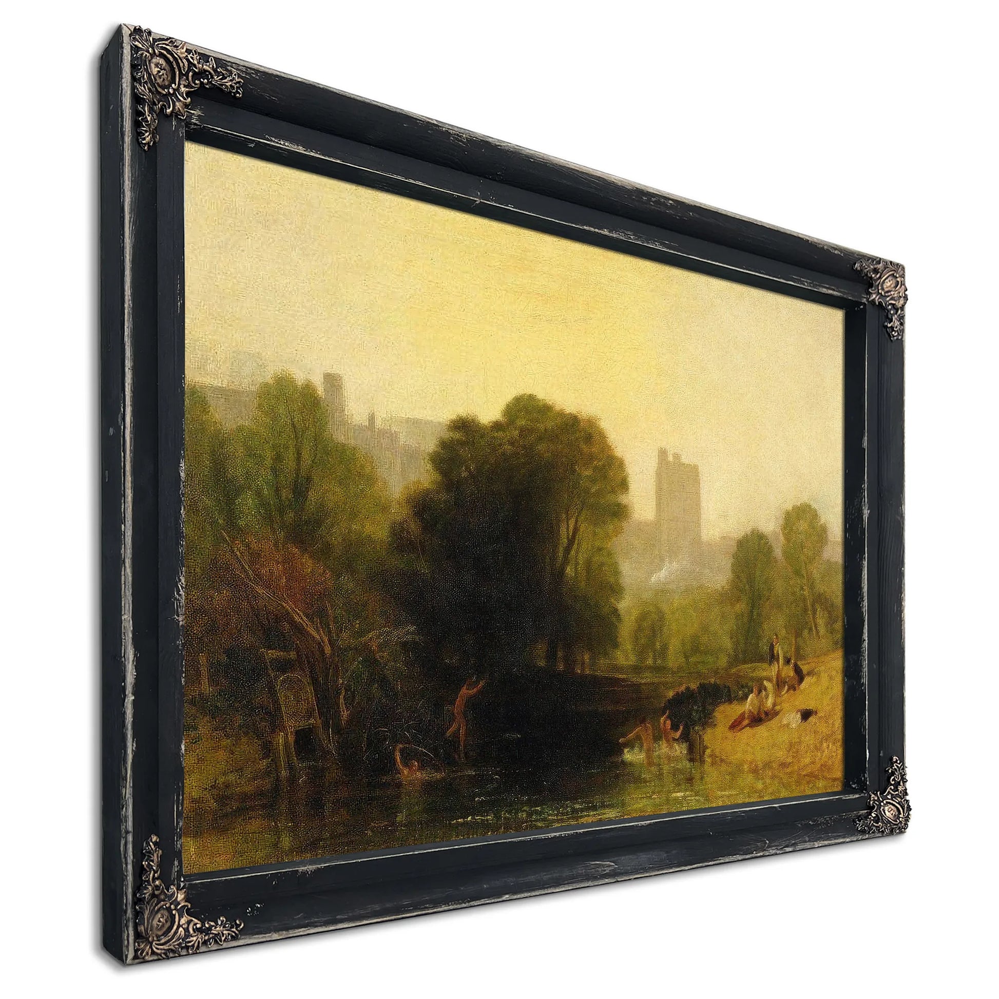 Near The Thames Lock Windsor By Joseph Mallord William Turner Fine Art Print