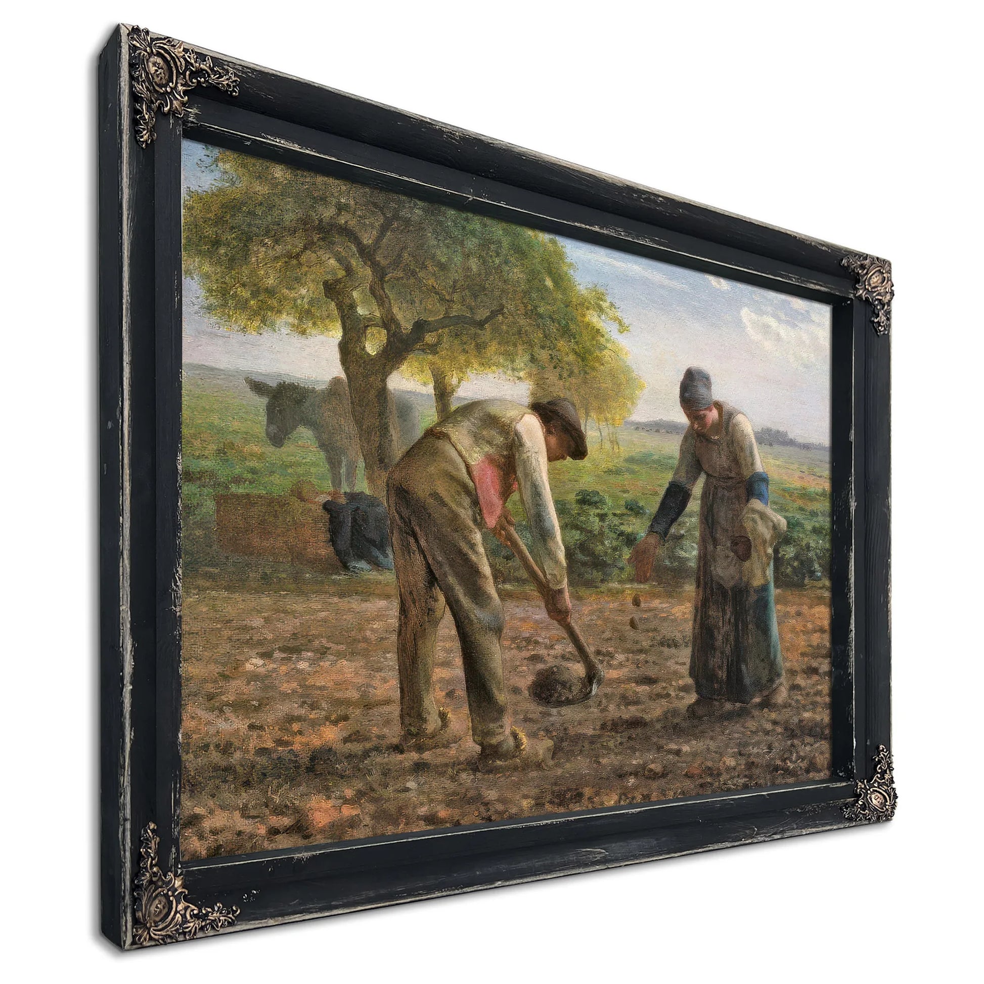 Potato Planters By Jean Francois Millet Fine Art Print
