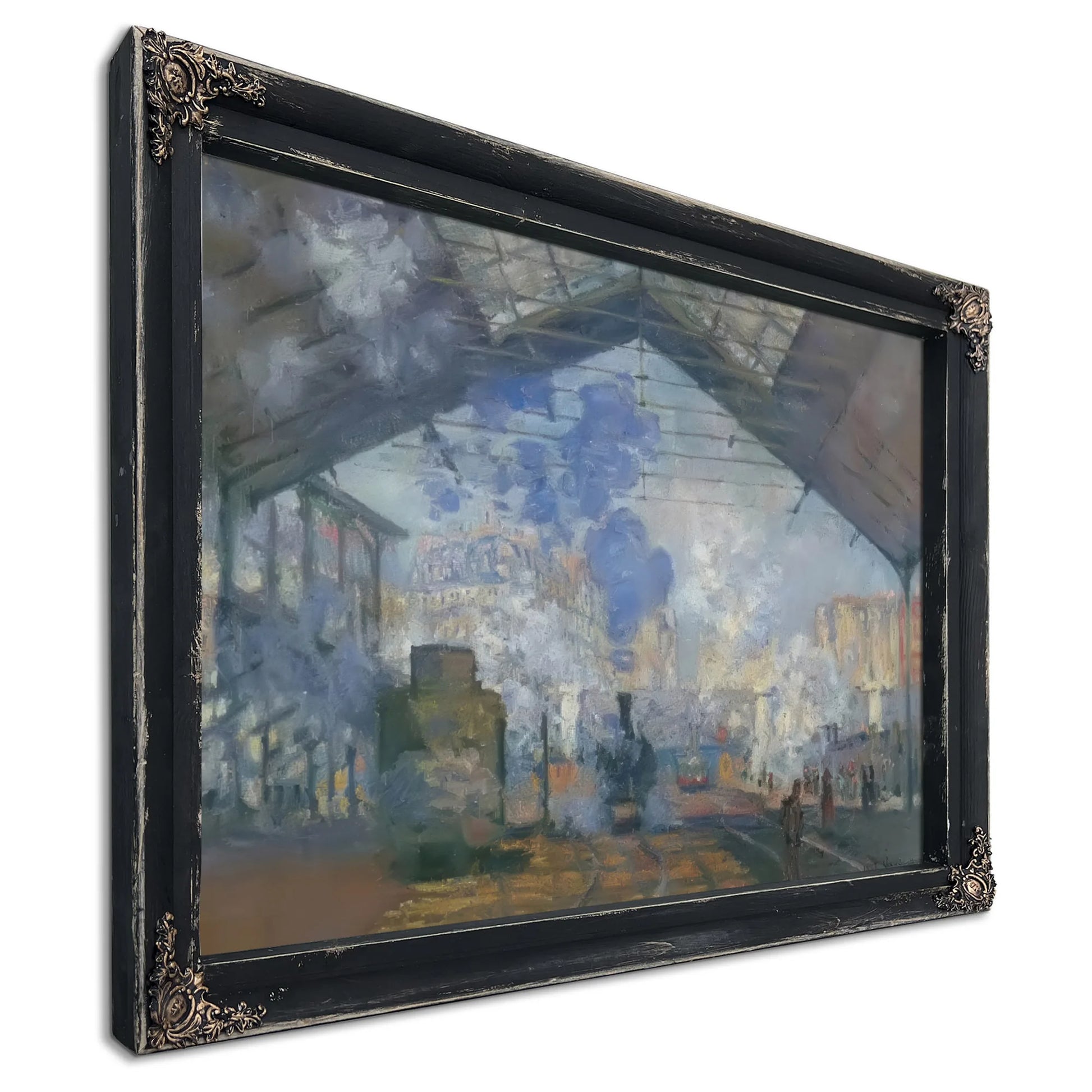 Gare Saint Lazare Paris By Claude Monet Fine Art Print