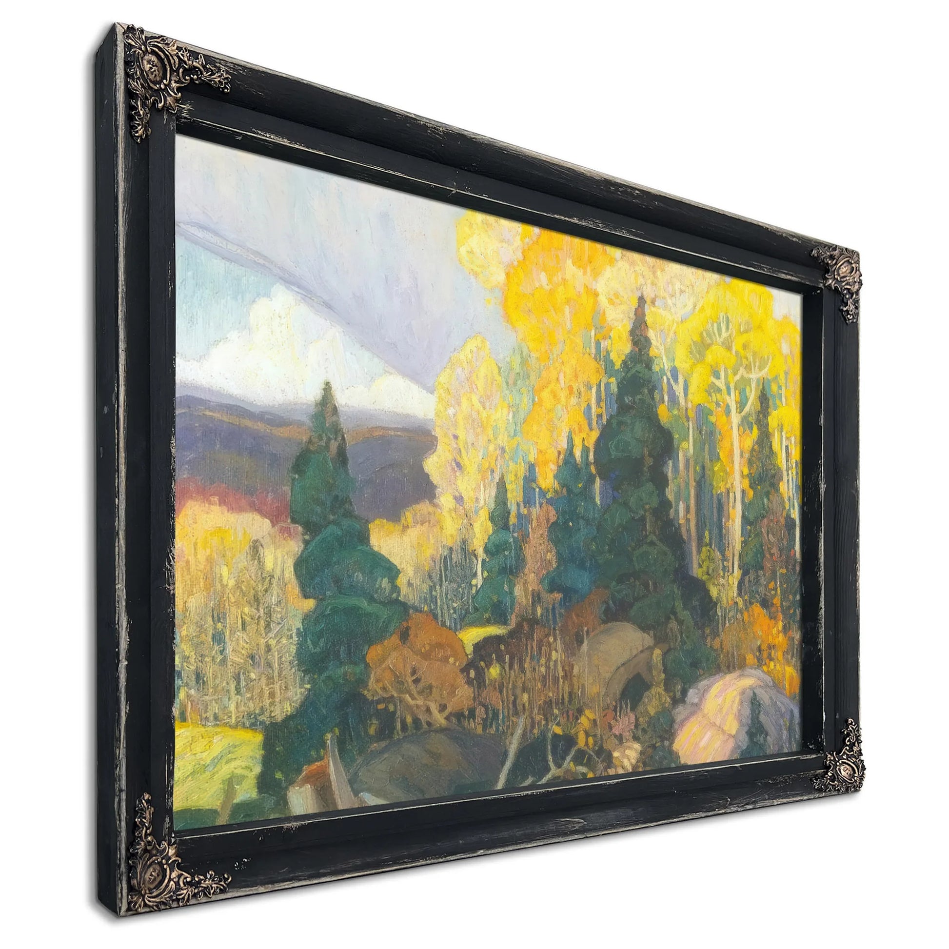 Autumn Hillside By Frank Carmichael Fine Art Print