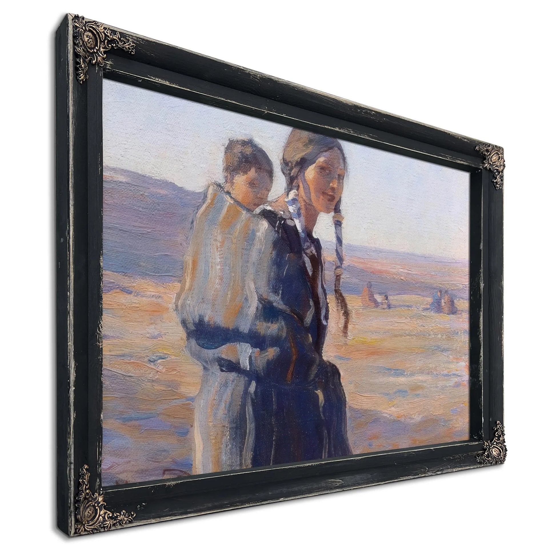 Young Indian Mother By Maynard Dixon Fine Art Print