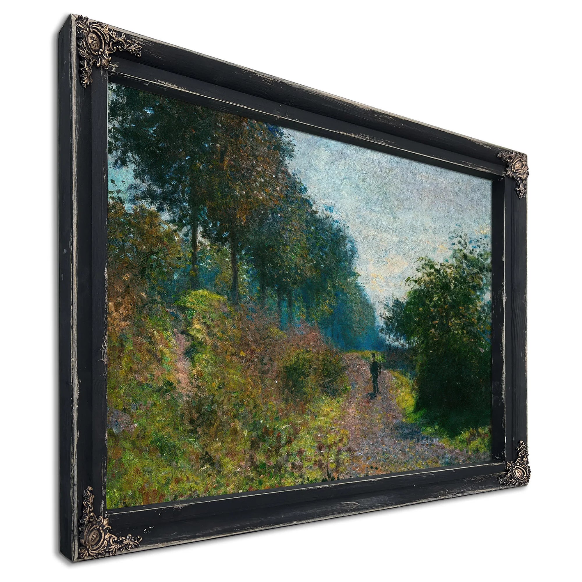Sheltered Path By Claude Monet Fine Art Print