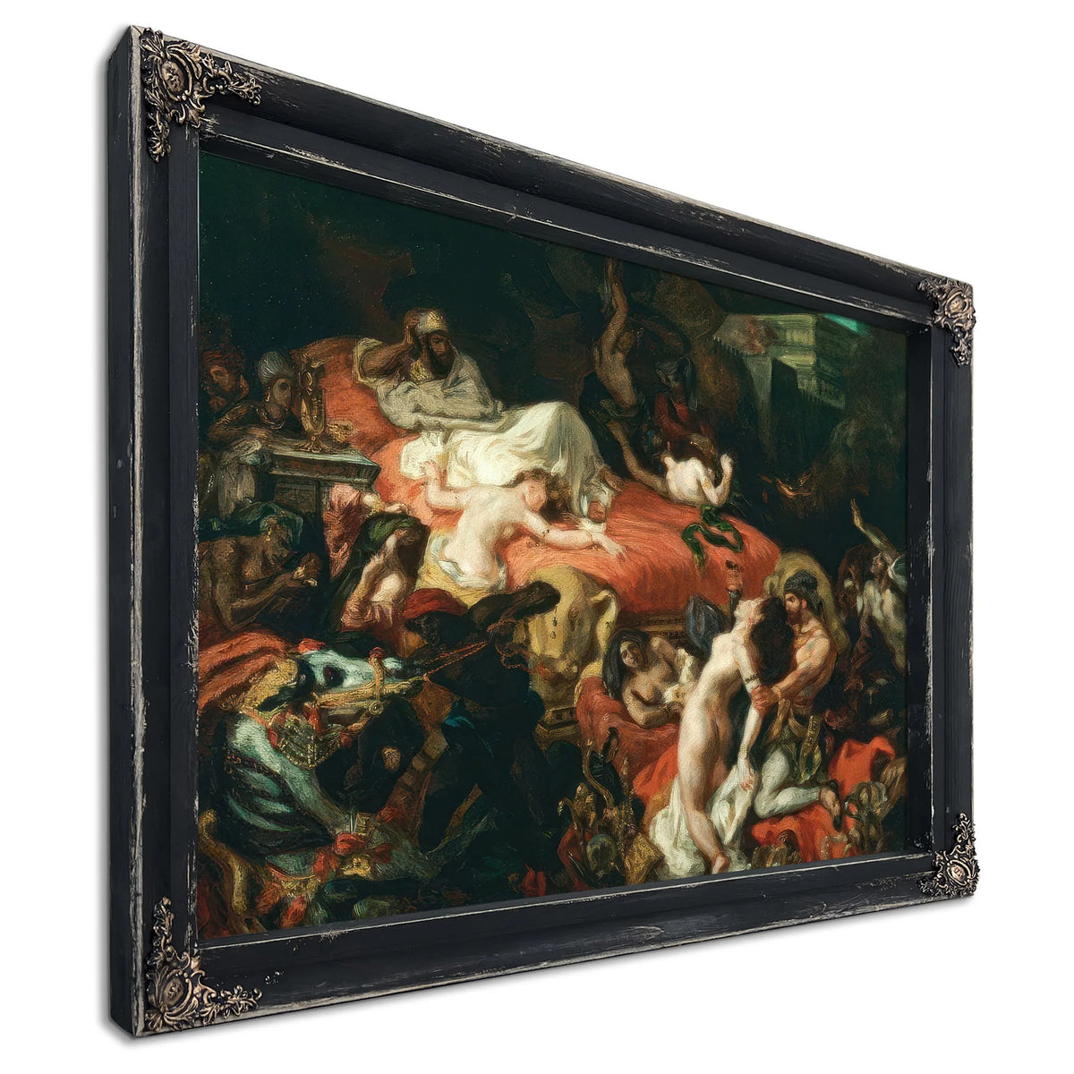 The Death Of Sardanapalus By Eugene Delacroix Fine Art Print