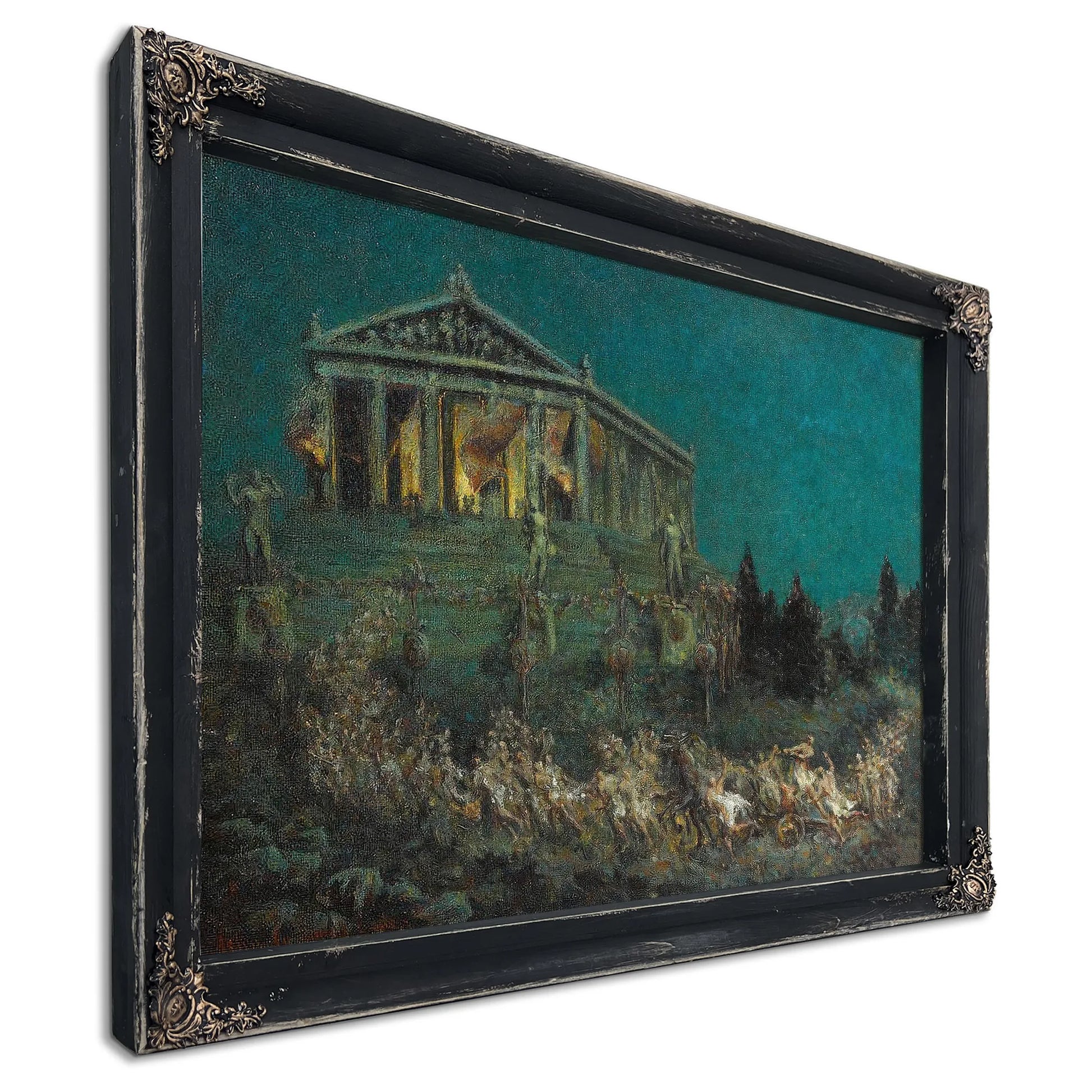 Procession To The Parthenon By Colin Campbell Cooper Fine Art Print