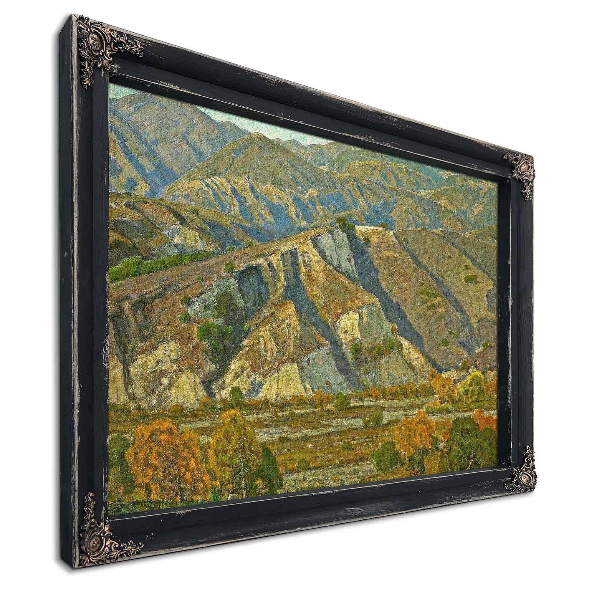 At The Base Of The Mountains By William Wendt Fine Art Print