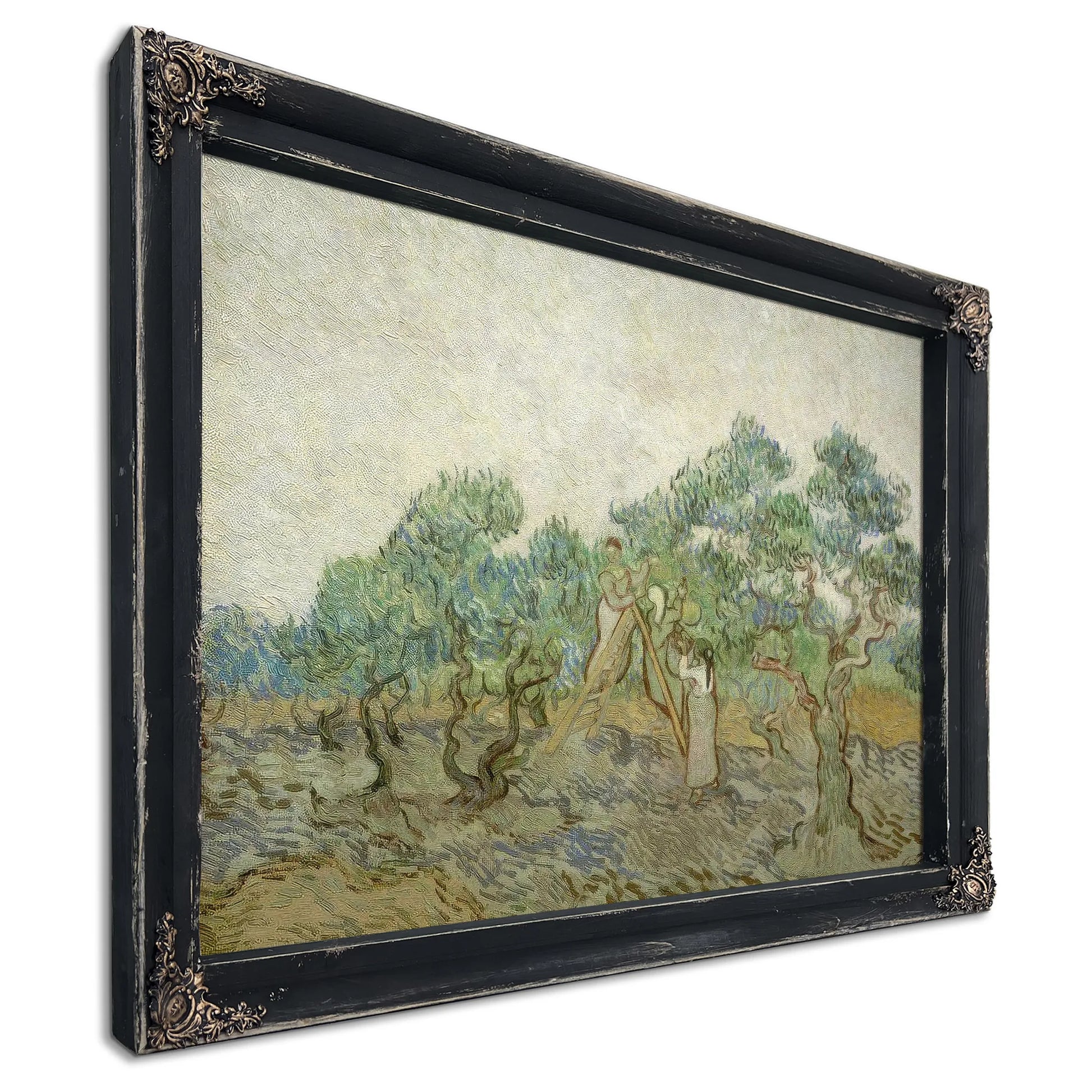 The Olive Orchard By Vincent Van Gogh Fine Art Print