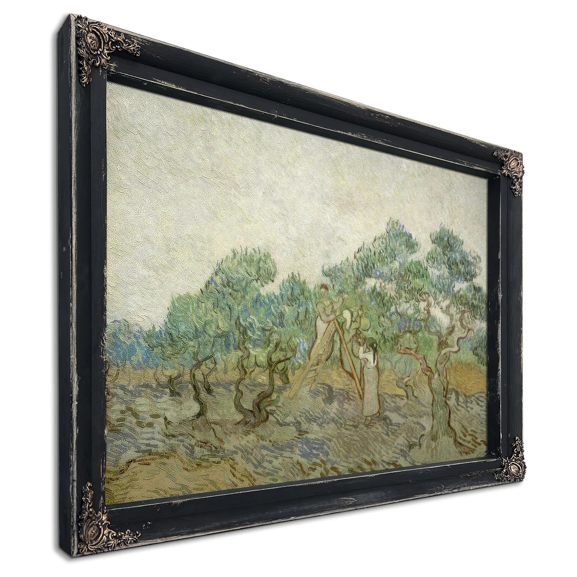 The Olive Orchard By Vincent Van Gogh Fine Art Print