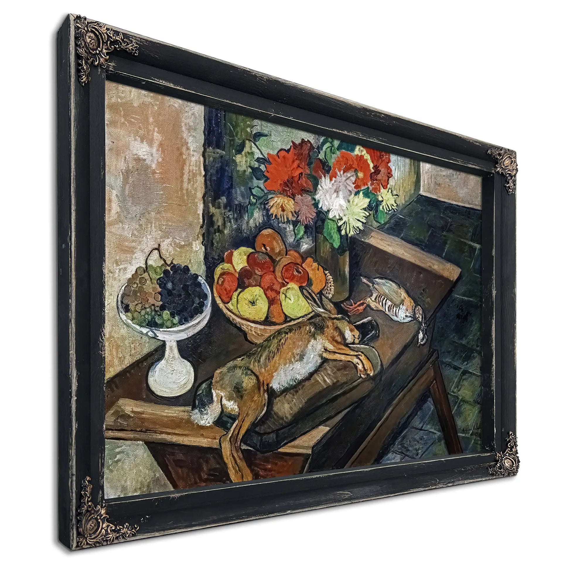 Nature Morte Au Lievre Et A La Perdrix 1930 by Suzanne Valadon