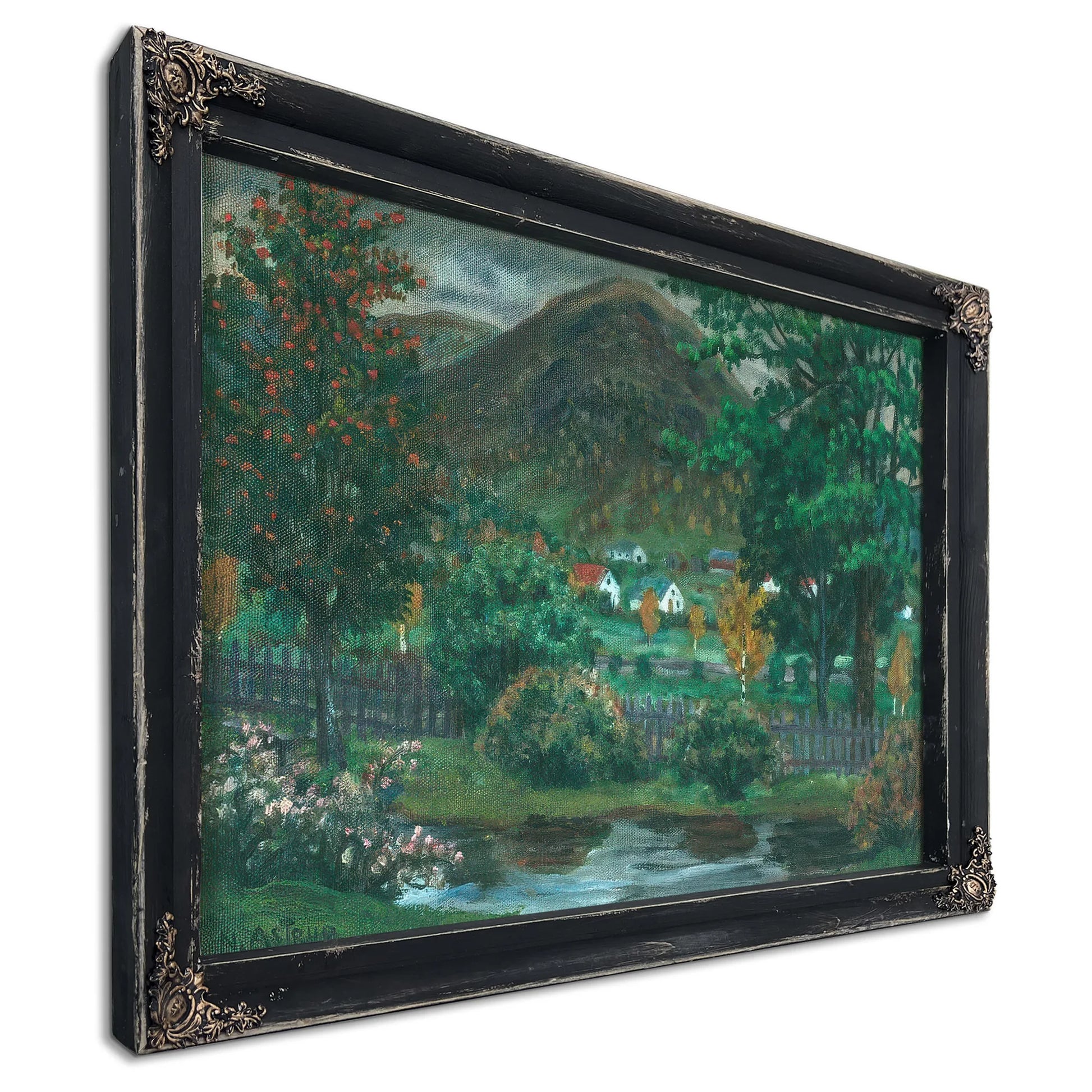 Over The Garden Fence By Nicolai Astrup Fine Art Print