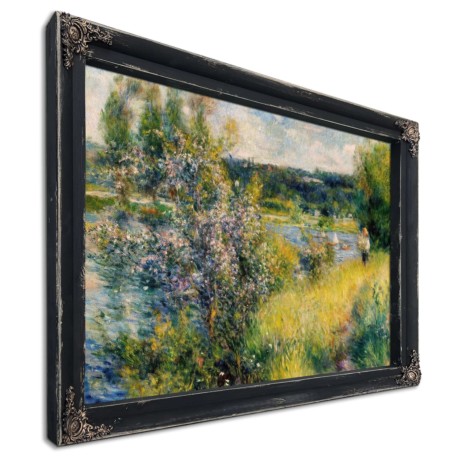 The Seine At Chatou By Pierre August Renoir Fine Art Print