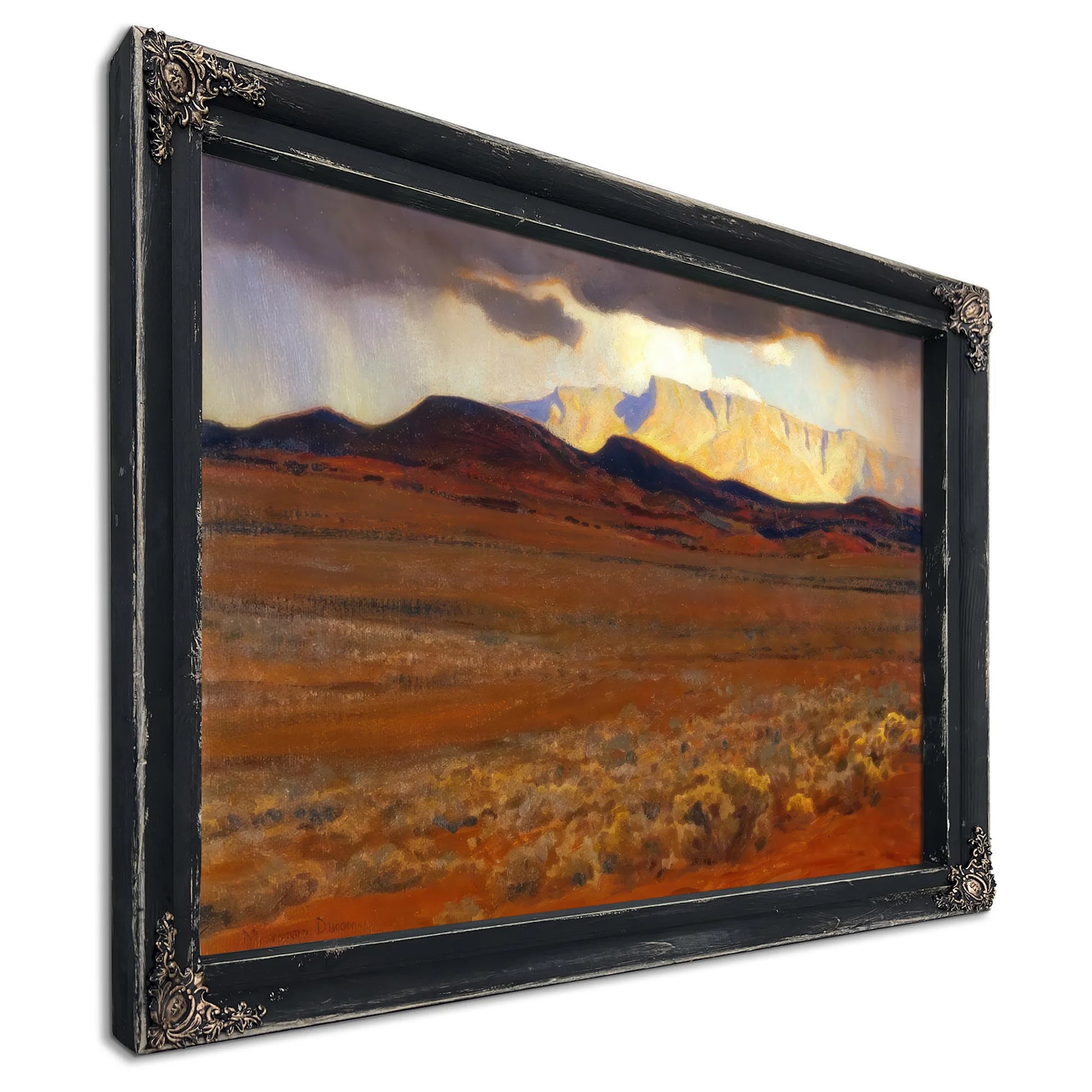 Storm On The Desert By Maynard Dixon Fine Art Print