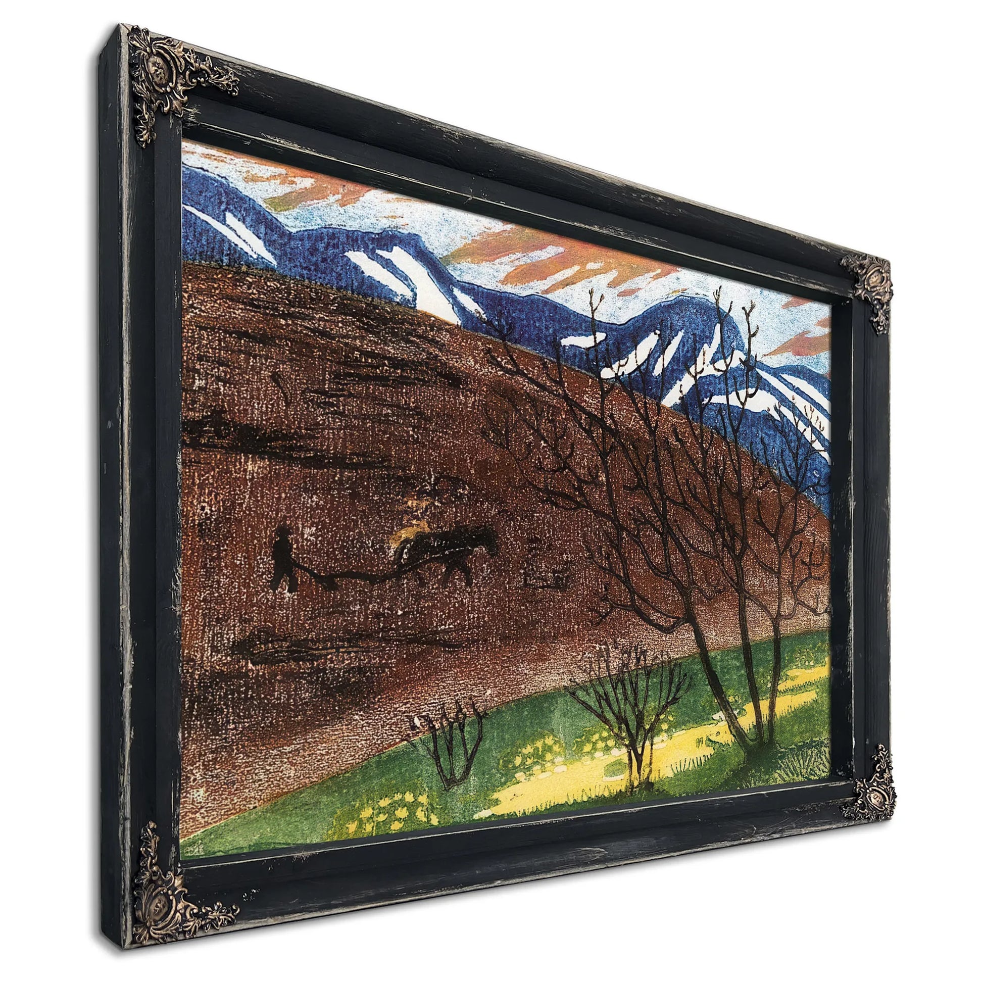 Night Ploughing 2 By Nicolai Astrup Fine Art Print