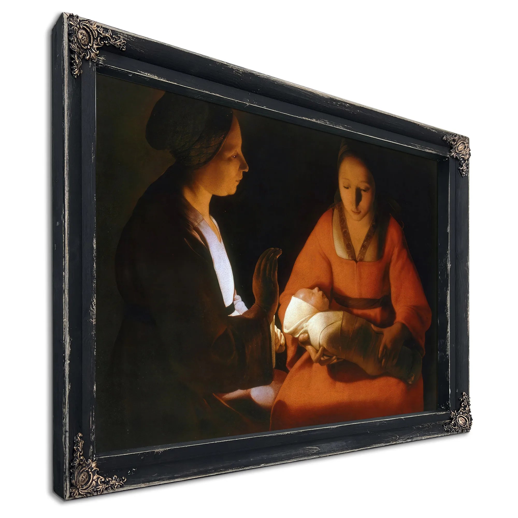 The Newborn Christ 1640 By Georges De La Tour Fine Art Print