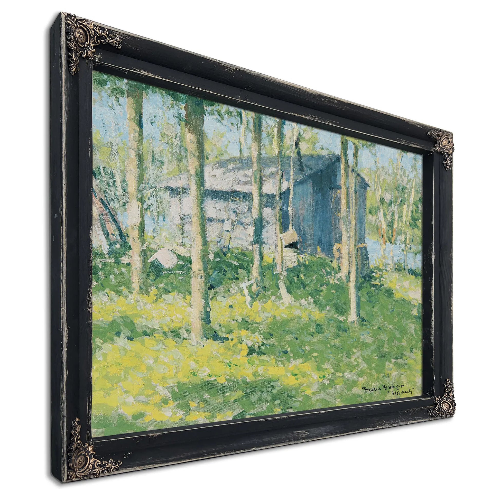 Petes Shanty by Frederic Remington