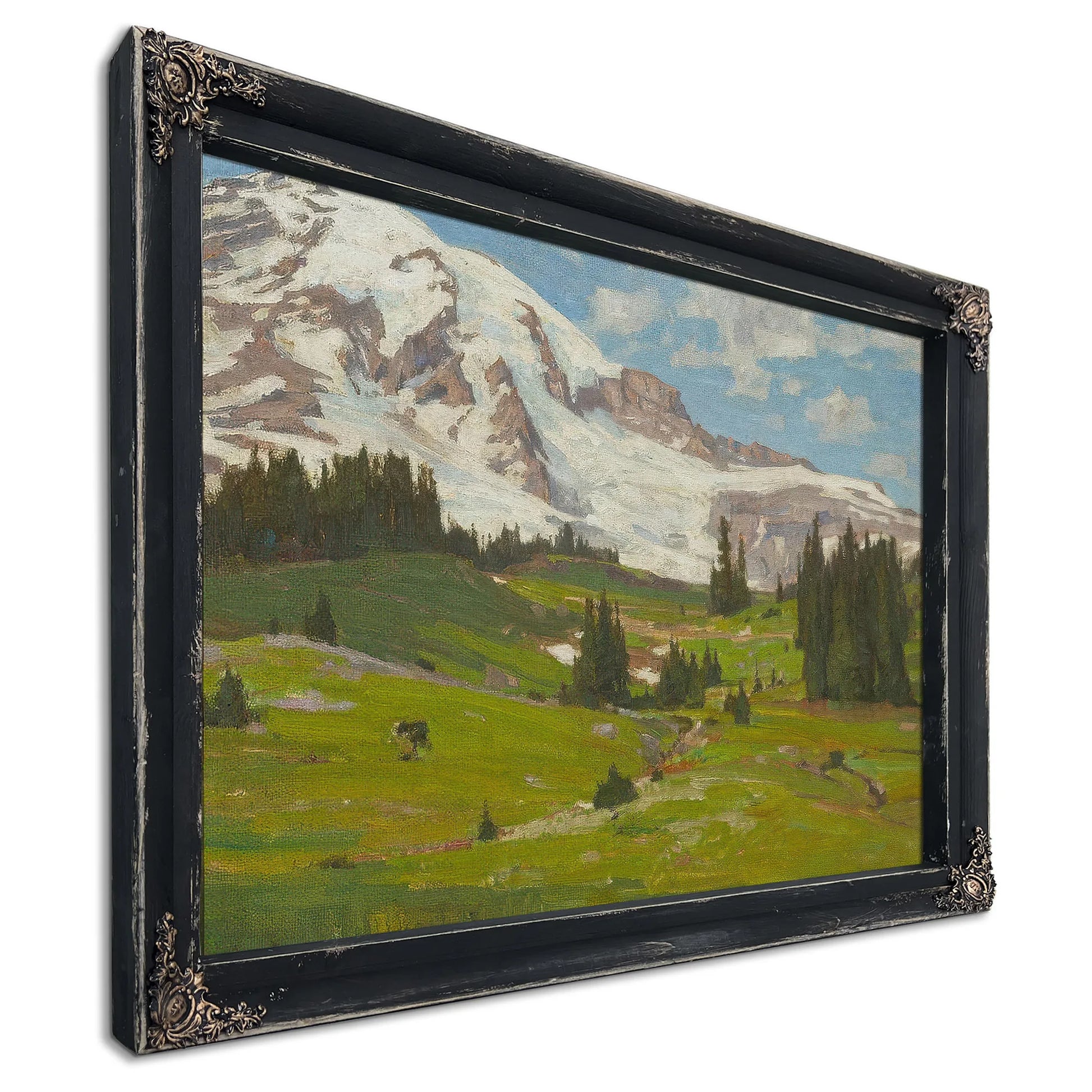 Mt. Rainier Washington 1915 By William Wendt Fine Art Print