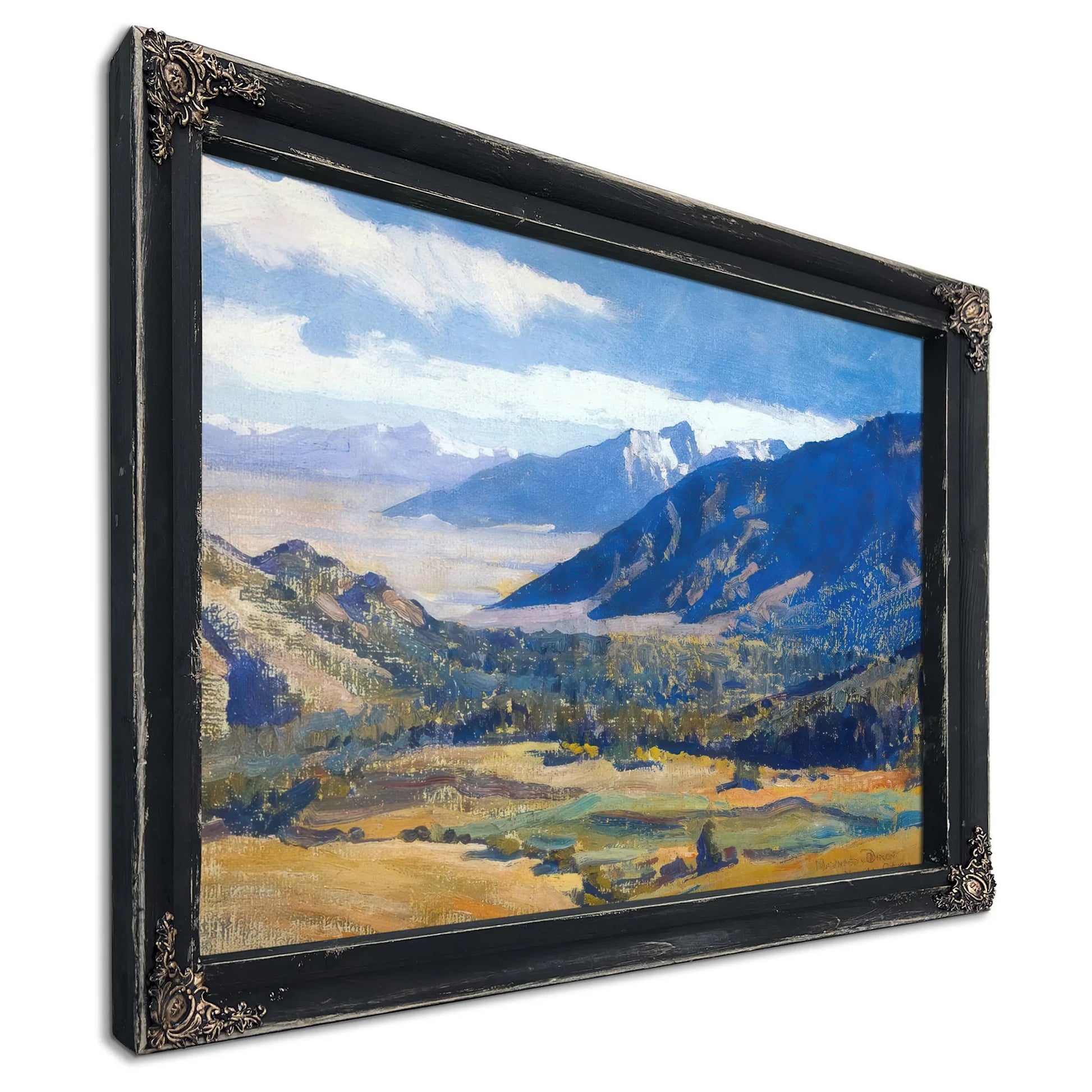 Sierra Nevada From The Desert By Maynard Dixon Fine Art Print