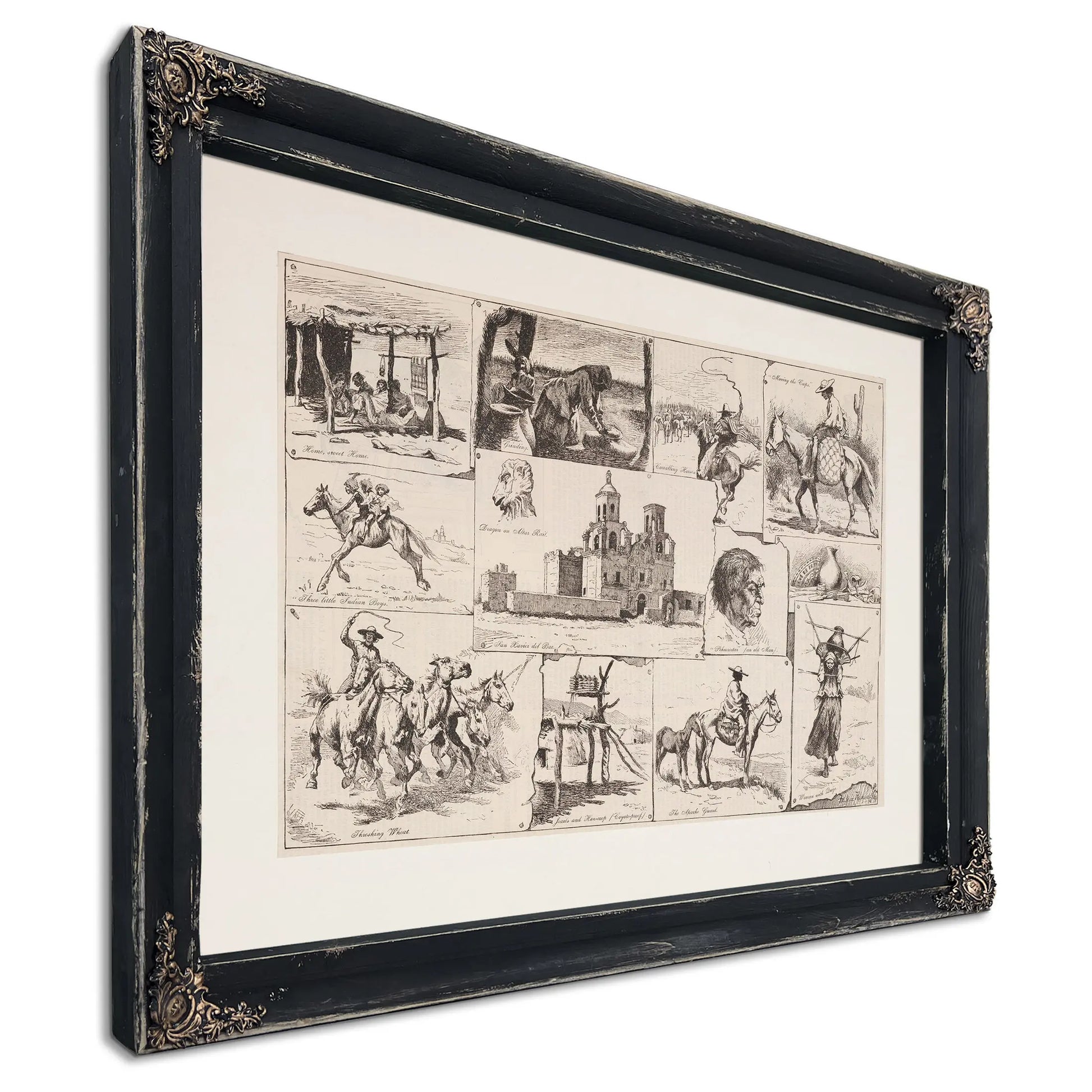 Sketches Among The Papagos Of San Xavier by Frederic Remington