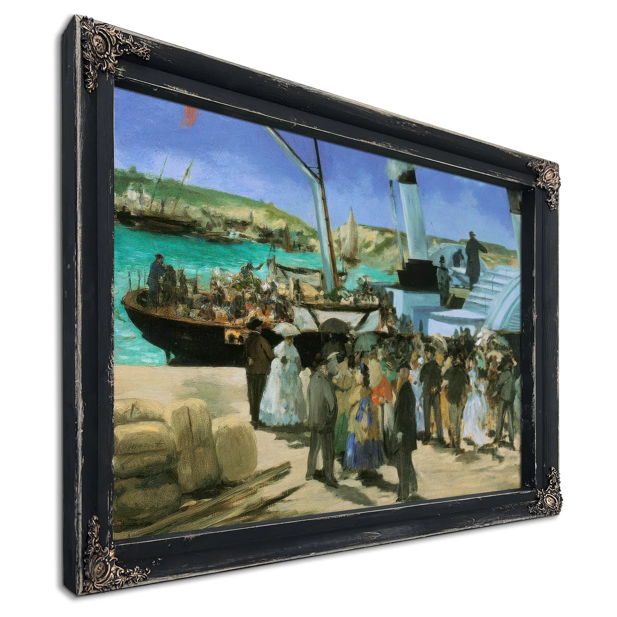 Folkestone Boat Boulogne By Edouard Manet Fine Art Print