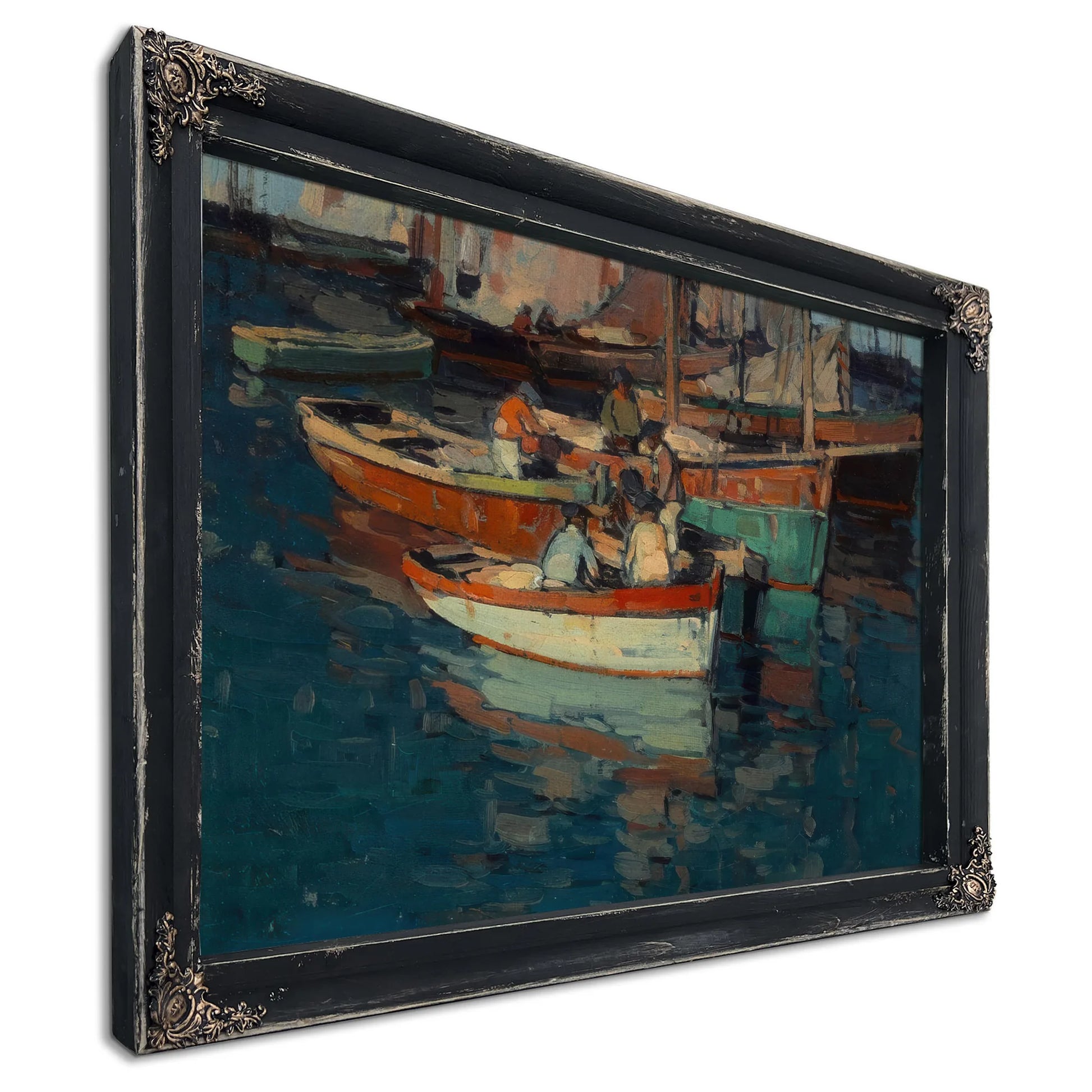 Breton Fishermen, Concarneau, France By Edgar Payne Fine Art Print