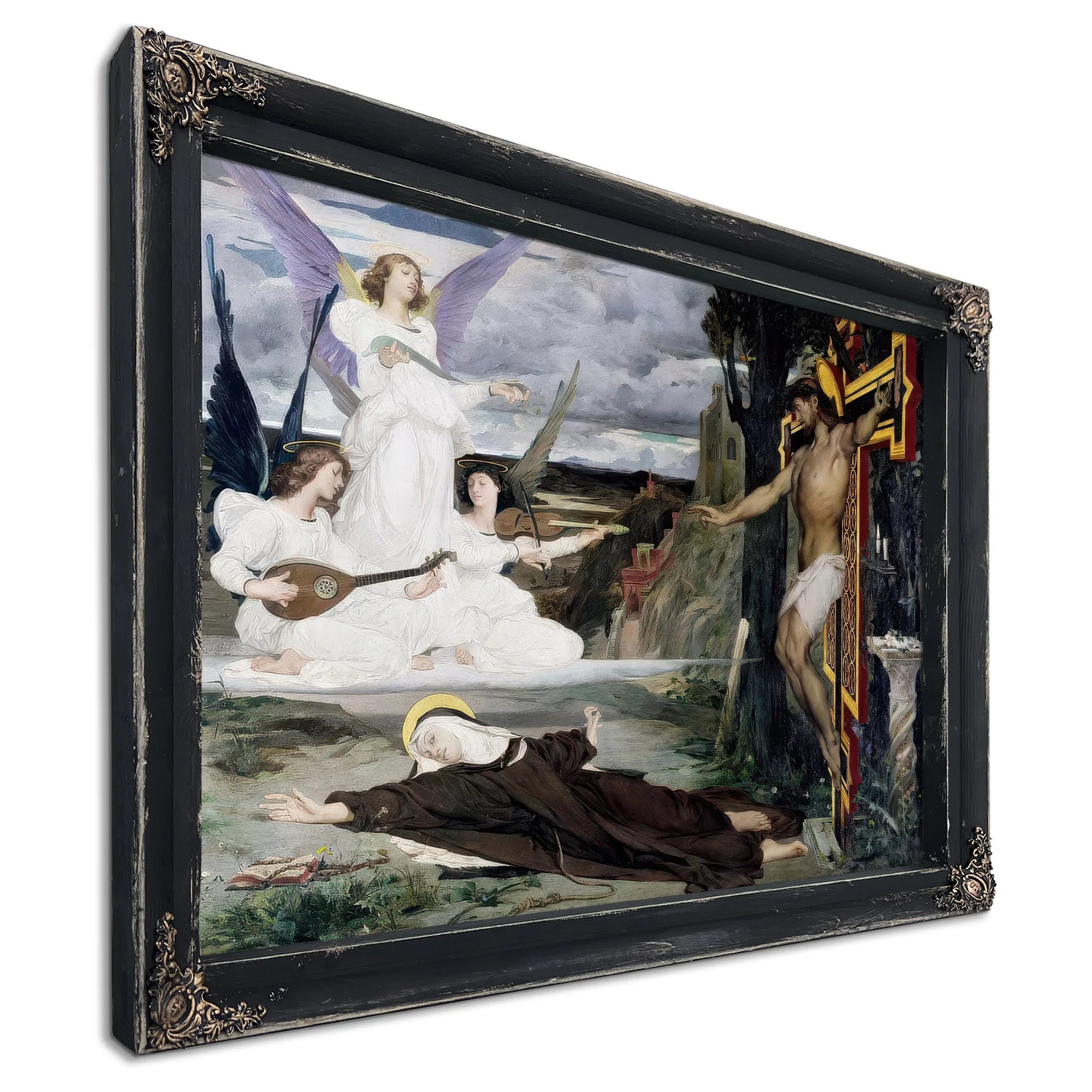 La Vision 1872 By Luc Olivier Merson Fine Art Print