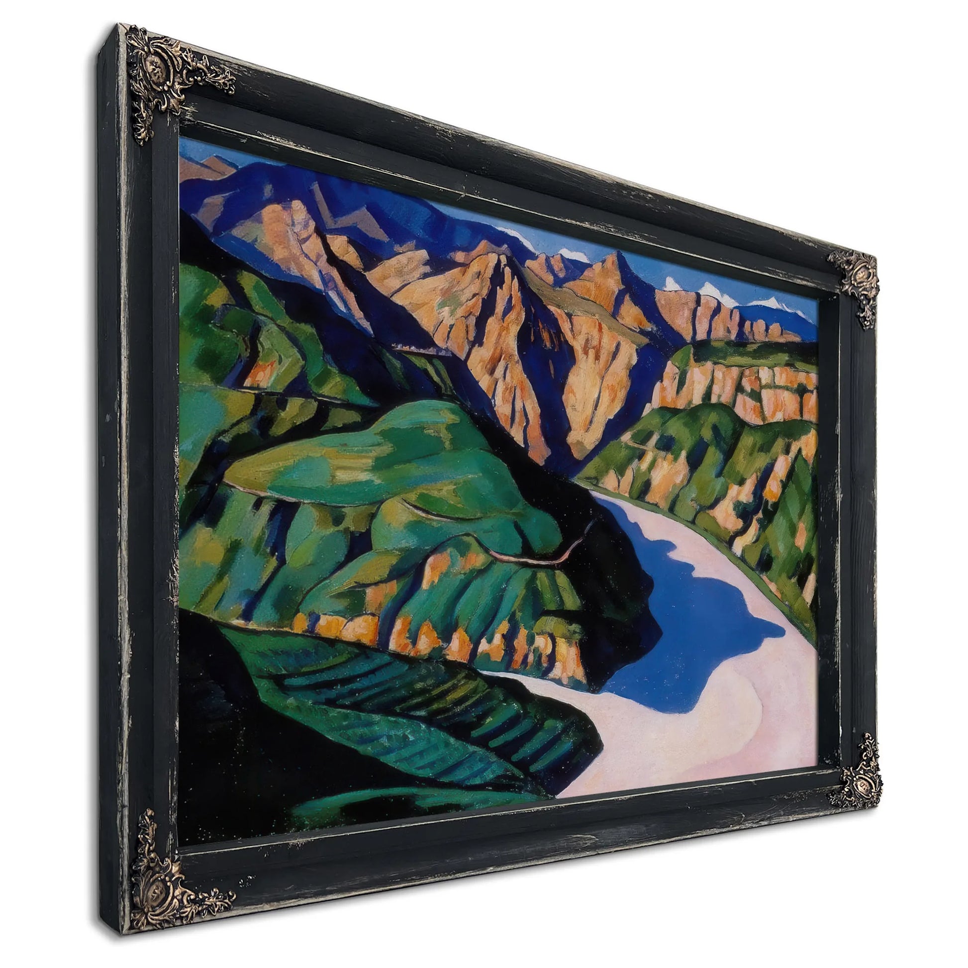 Landscape Vence By Marsden Hartley Fine Art Print