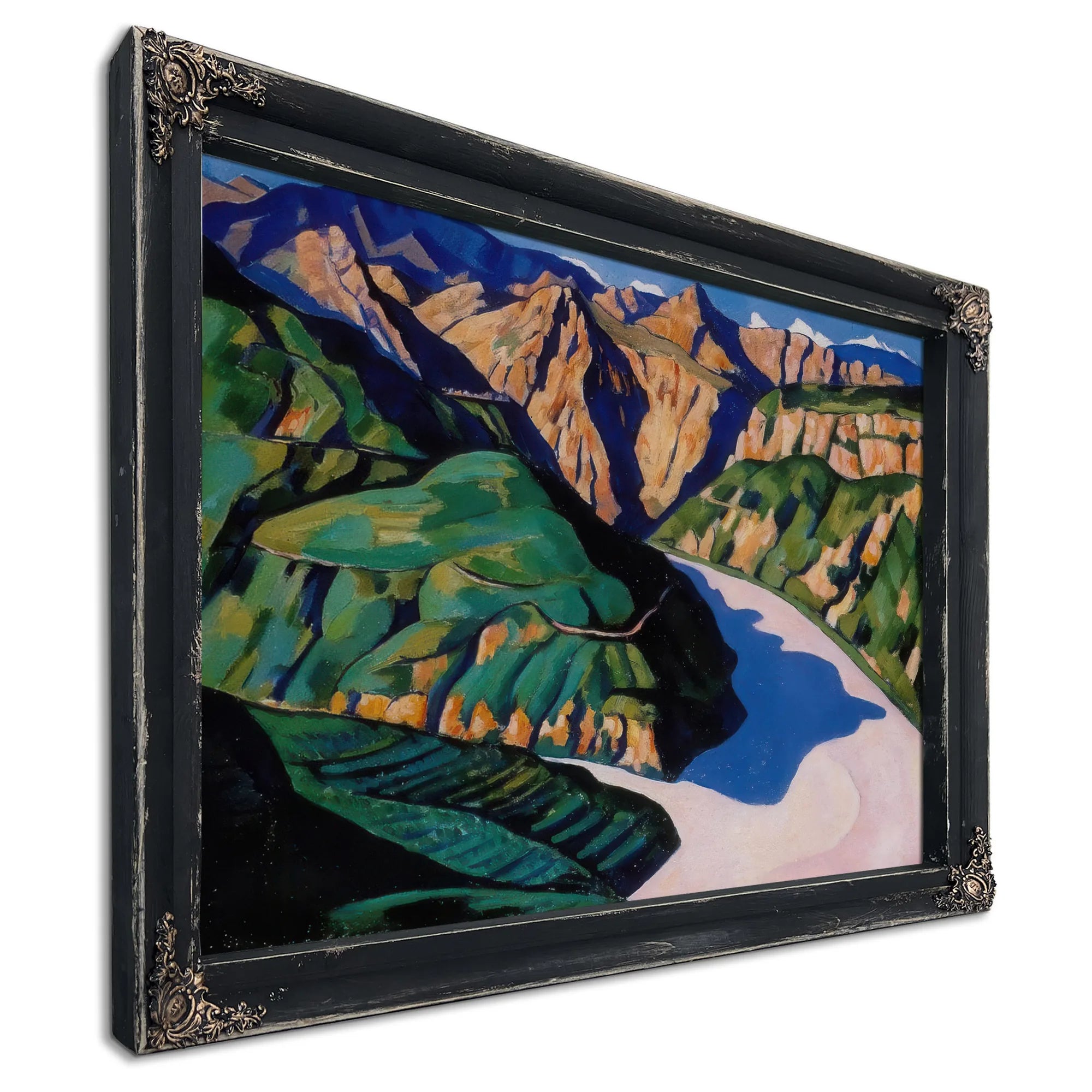 Landscape Vence By Marsden Hartley Fine Art Print