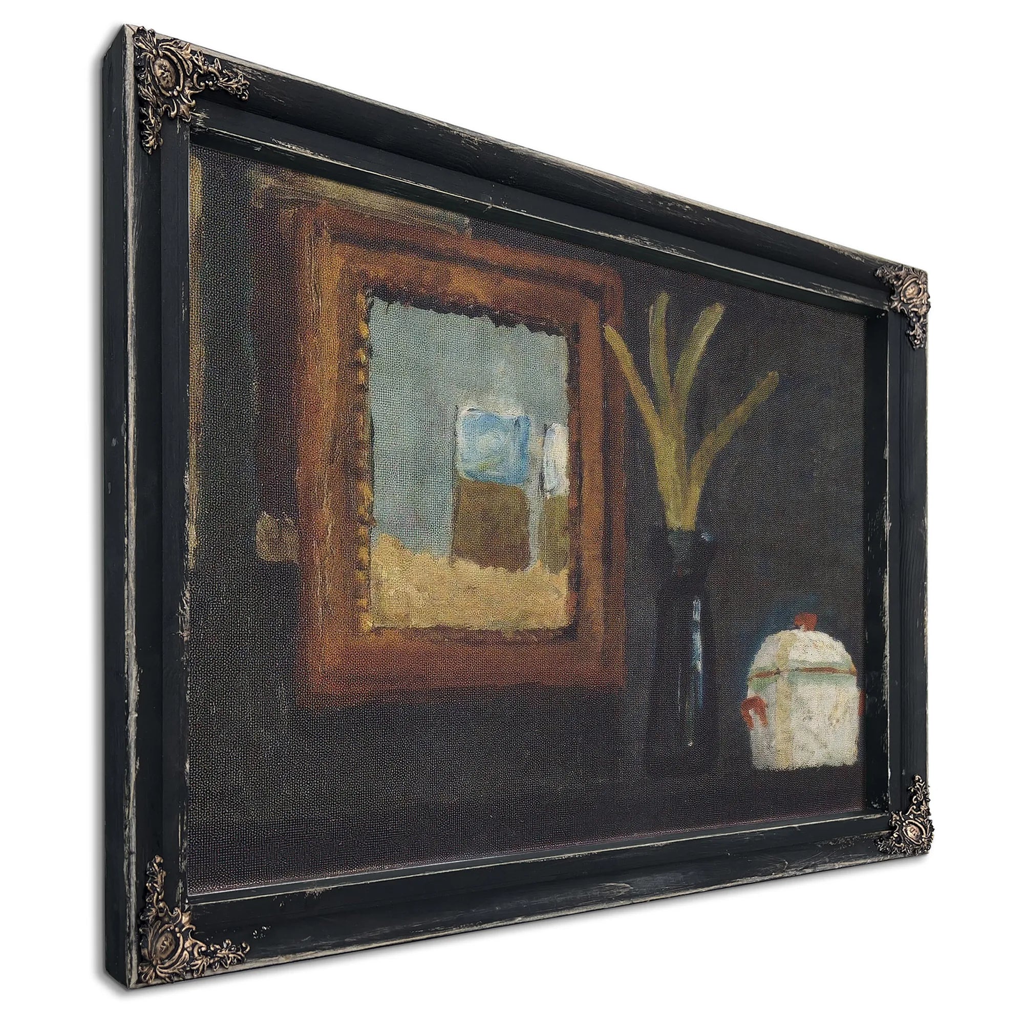 Still Life With Sugar Bowl And Hyacinth In Glass By Paula Modersohn Becker Fine Art Print