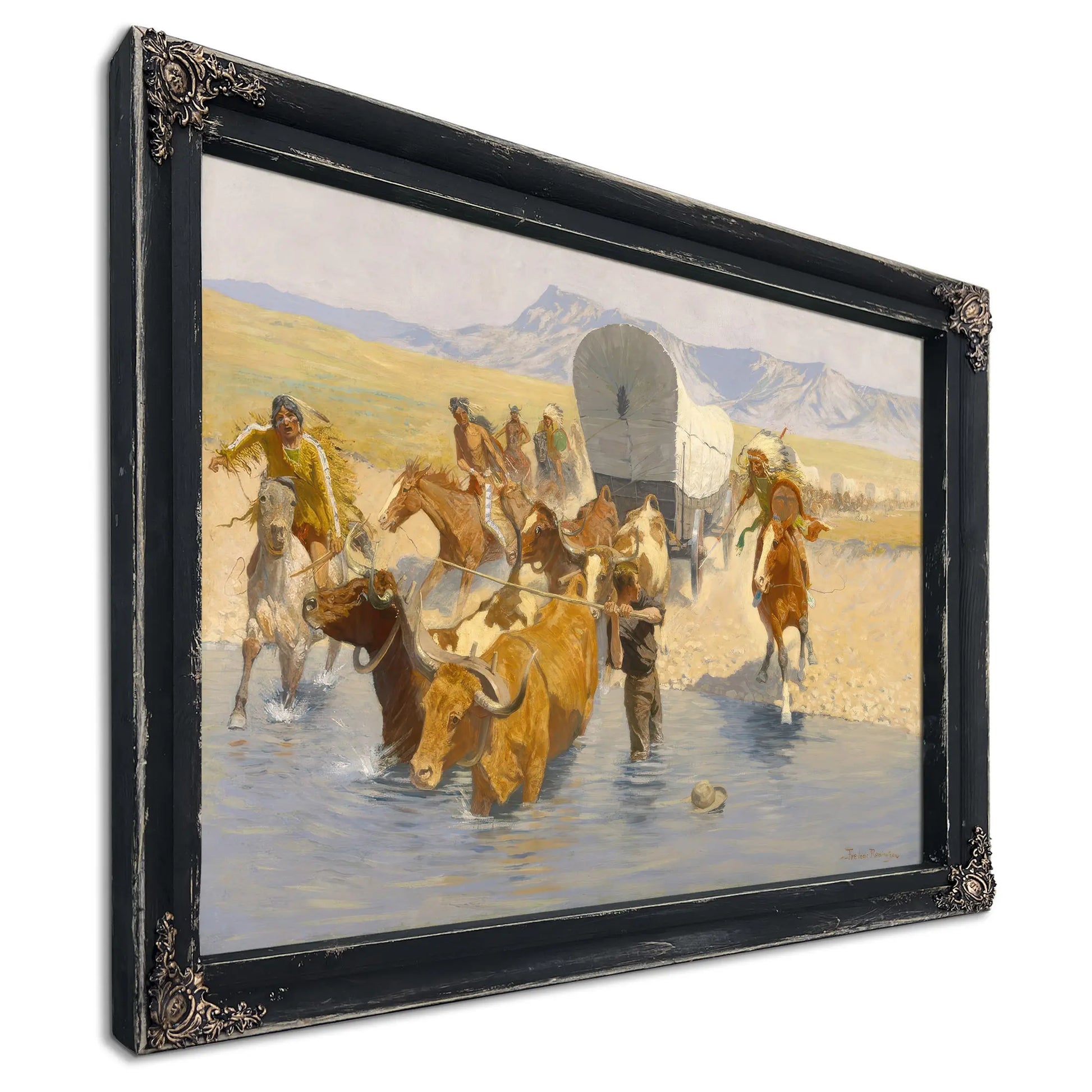 The Emigrants C by Frederic Remington