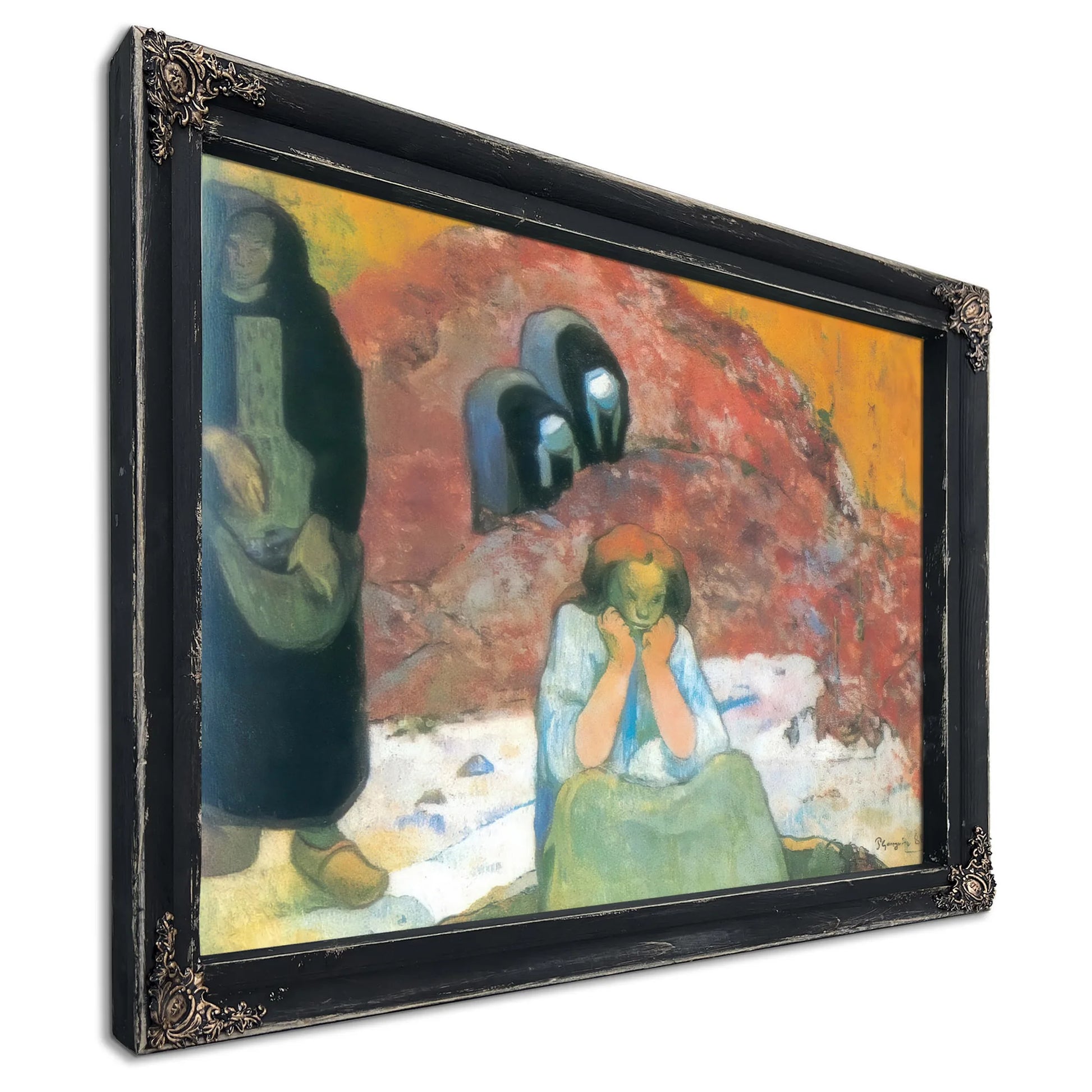 Human Miseries( Grape Harvest In Arles) By Paul Gauguin Fine Art Print