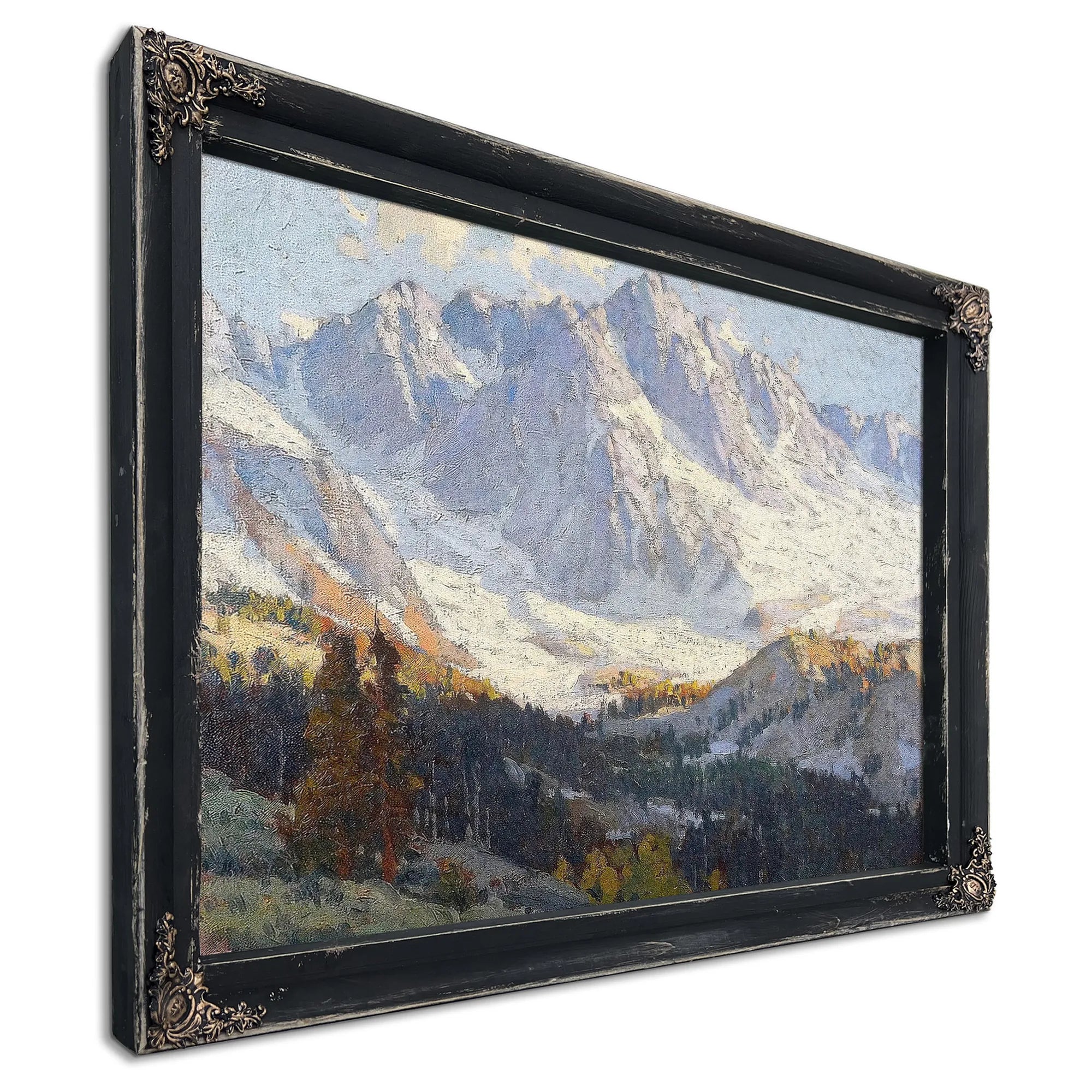 Snowy Peaks By Edgar Payne Fine Art Print