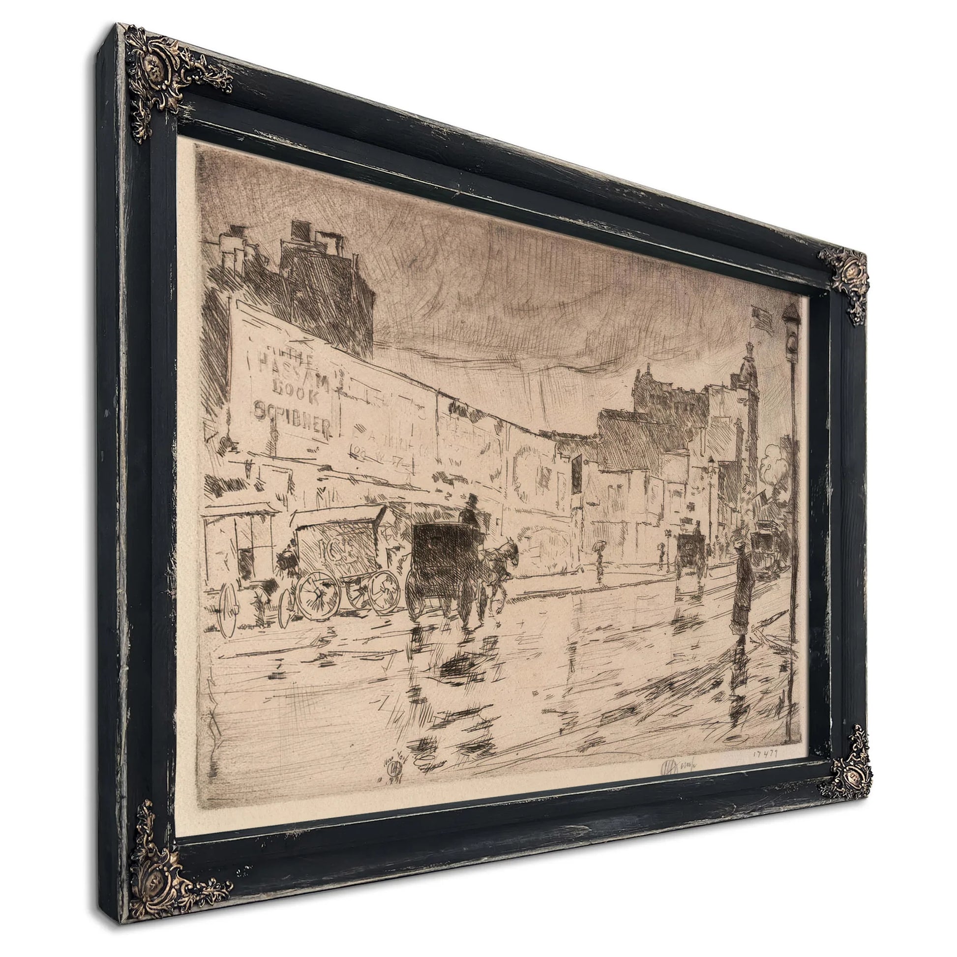 The Billboards, New York By Childe Hassam Fine Art Print