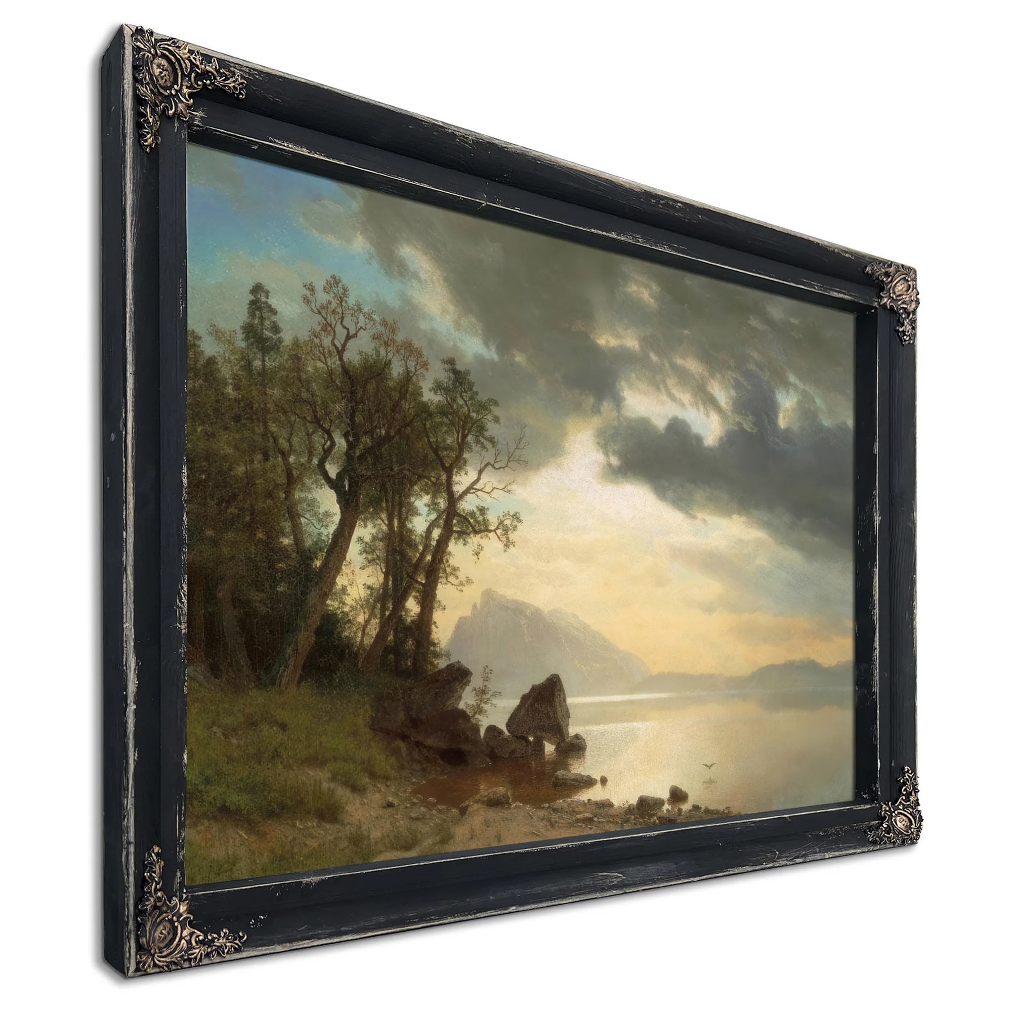 Lake Tahoe California By Albert Bierstadt Fine Art Print