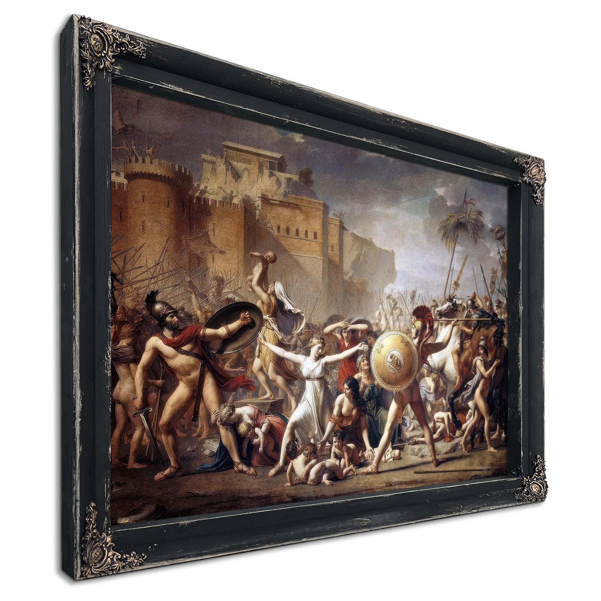 The Intervention Of The Sabine Women 1795 By Jacques Louis David Fine Art Print