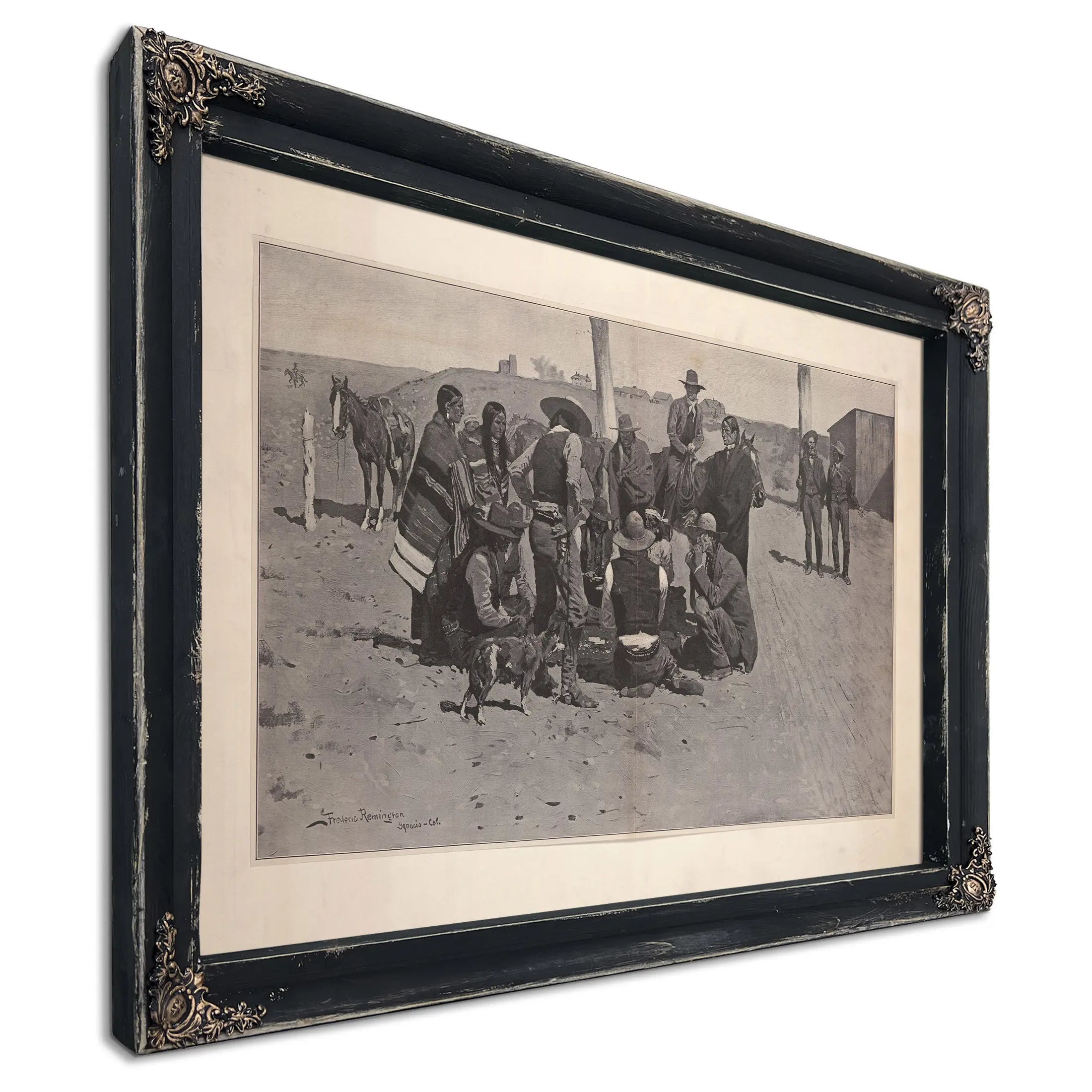 Mexican Monte by Frederic Remington