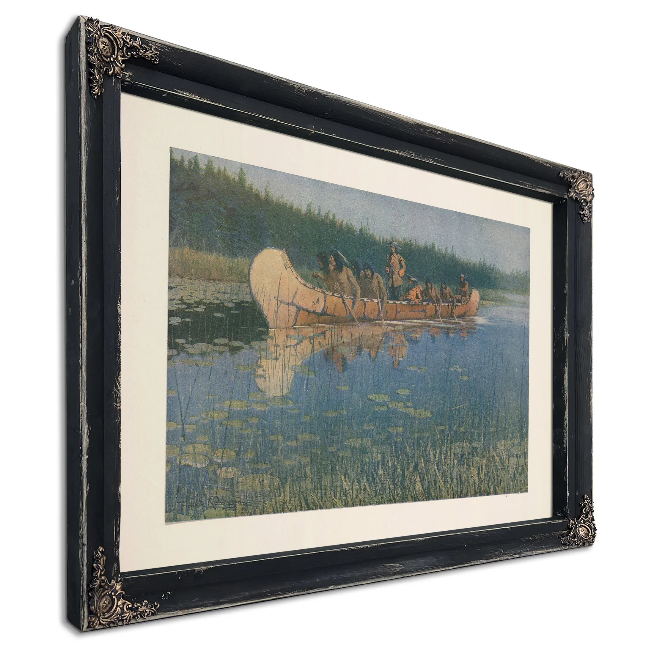 The Great Explorers Iv Raddison by Frederic Remington