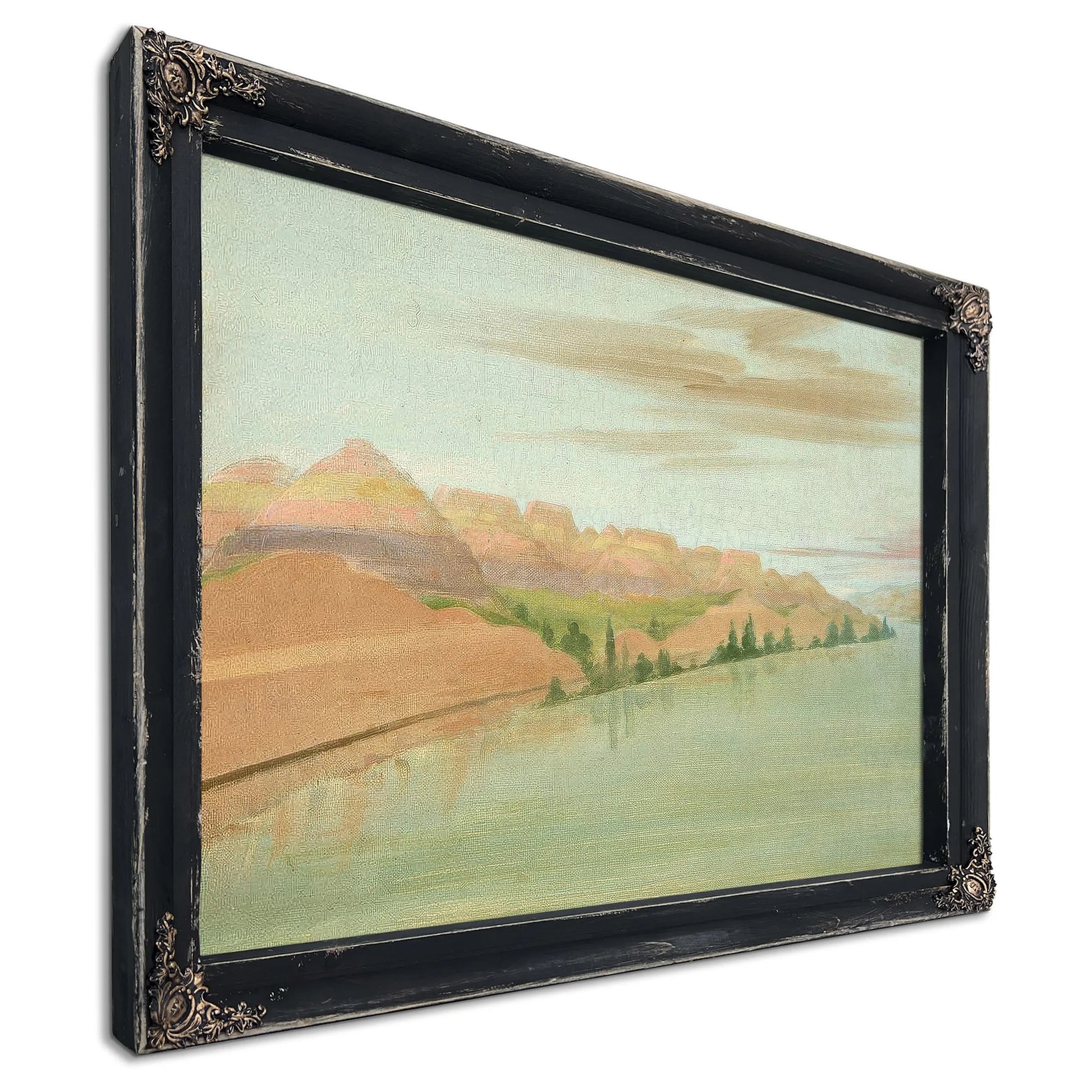 Beautiful Clay Bluffs, 1900 Miles Above St. Louis By George Catlin Fine Art Print