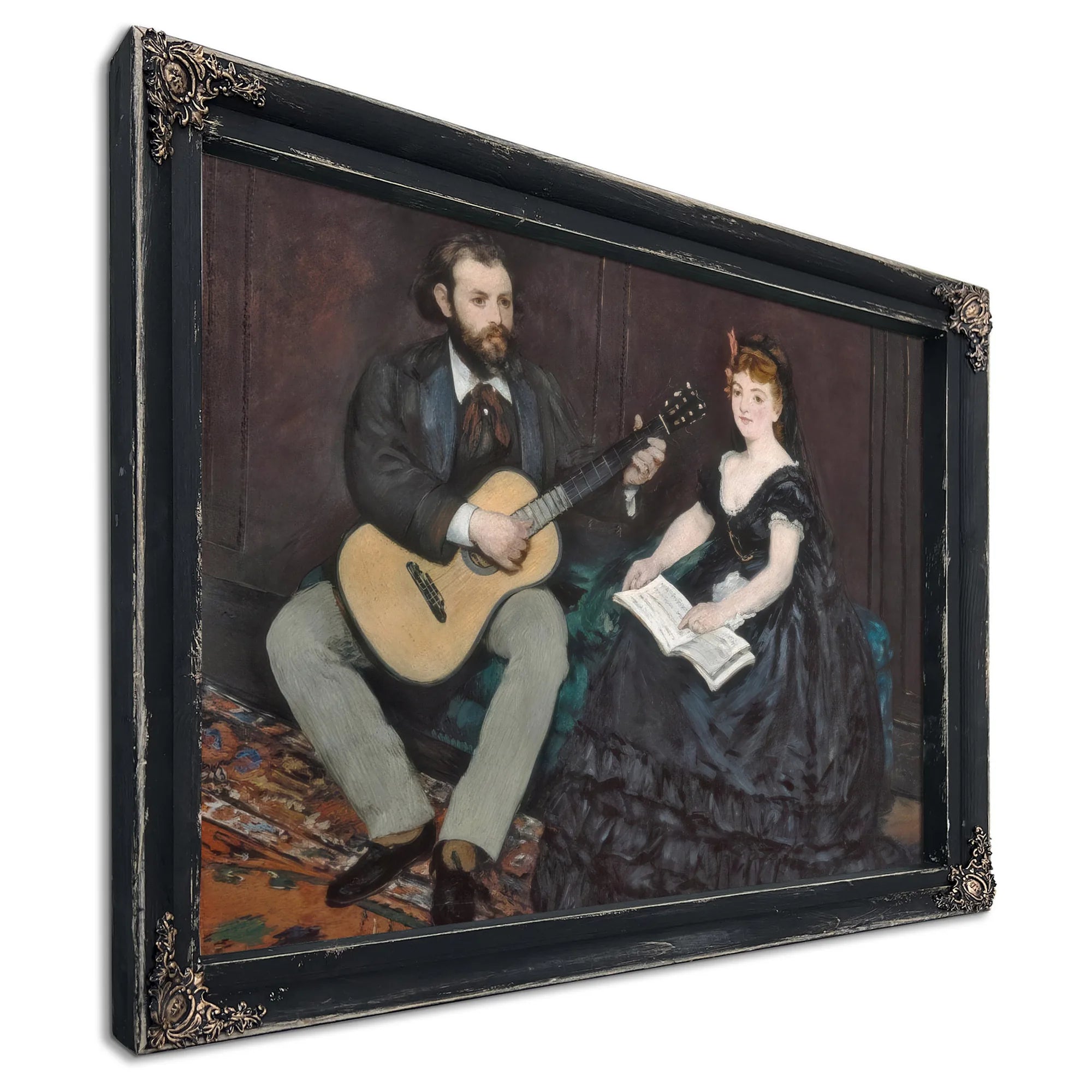 Music Lesson By Edouard Manet Fine Art Print