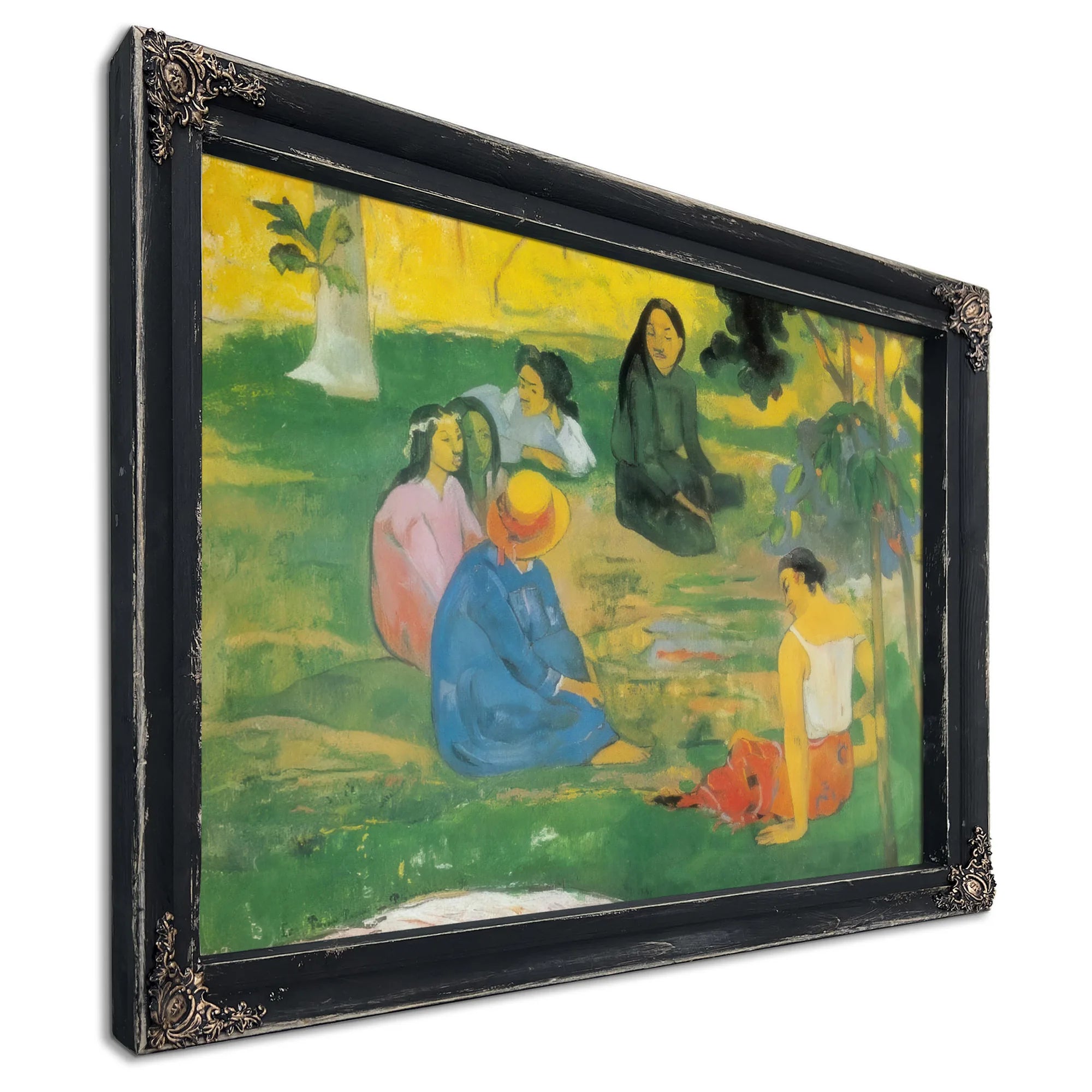 Les Parau Parau ( Conversation) By Paul Gauguin Fine Art Print