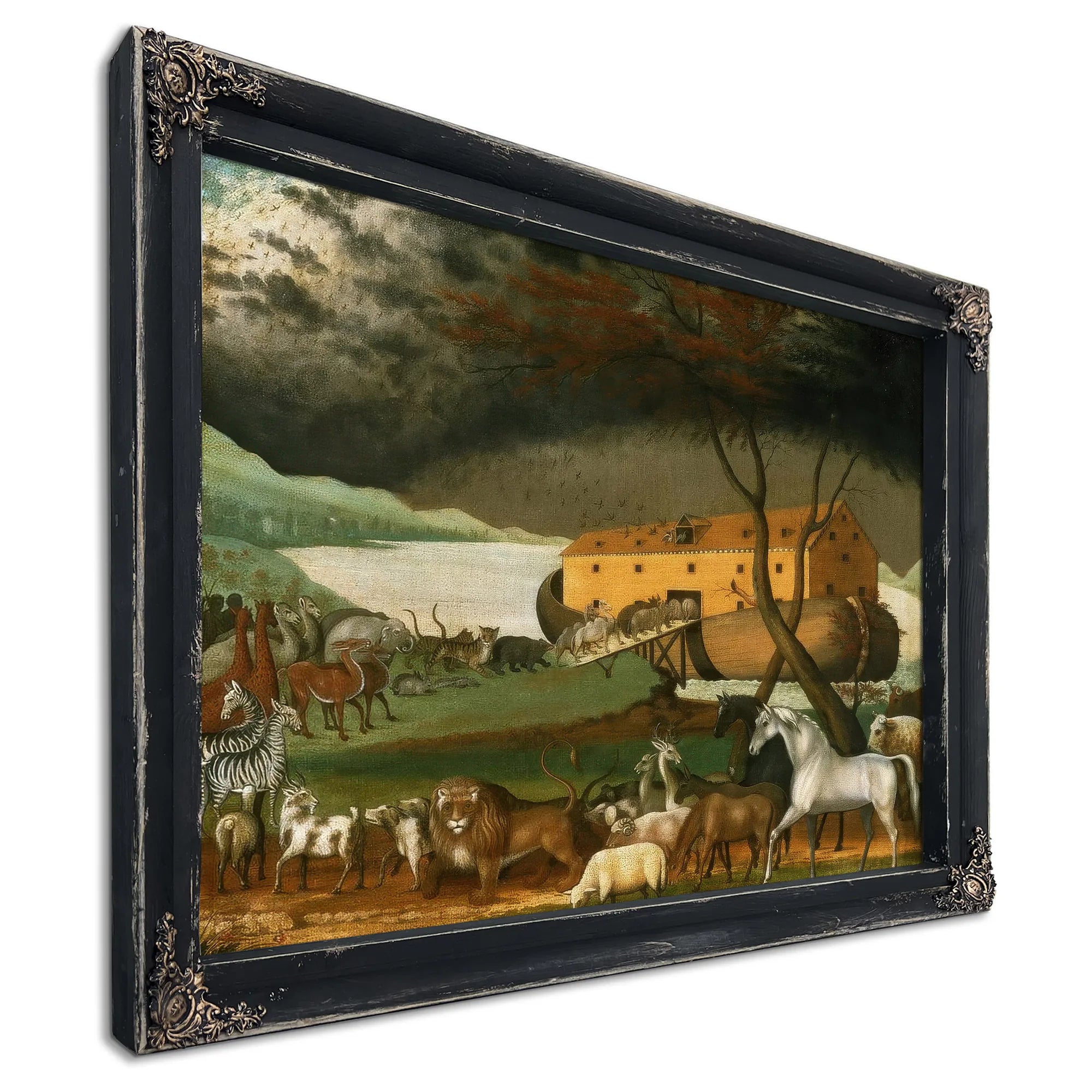 Noah 1039 S Ark 1846 By Edward Hicks Fine Art Print