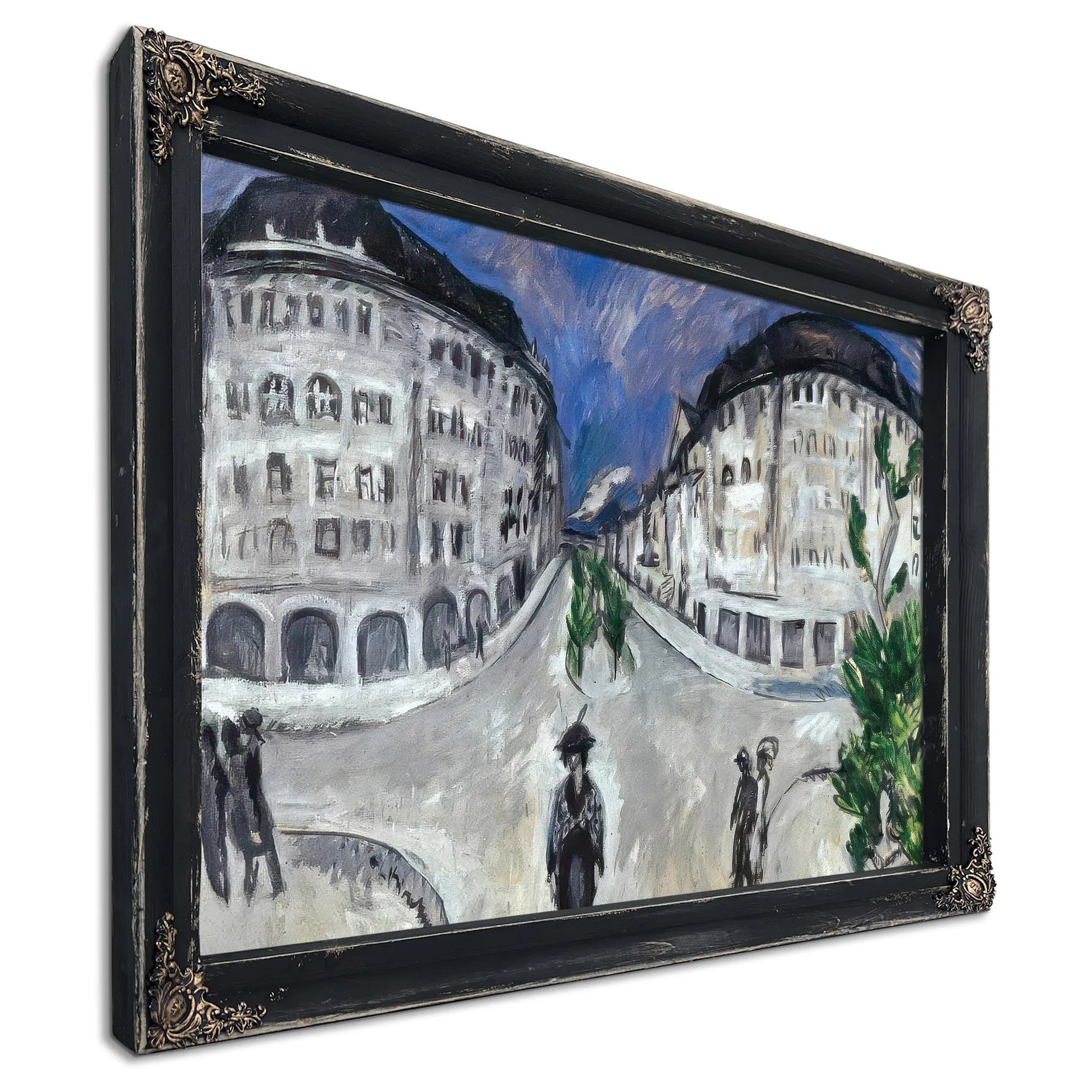 Street By Schoneberg Park By Ernst Ludwig Kirchner Fine Art Print
