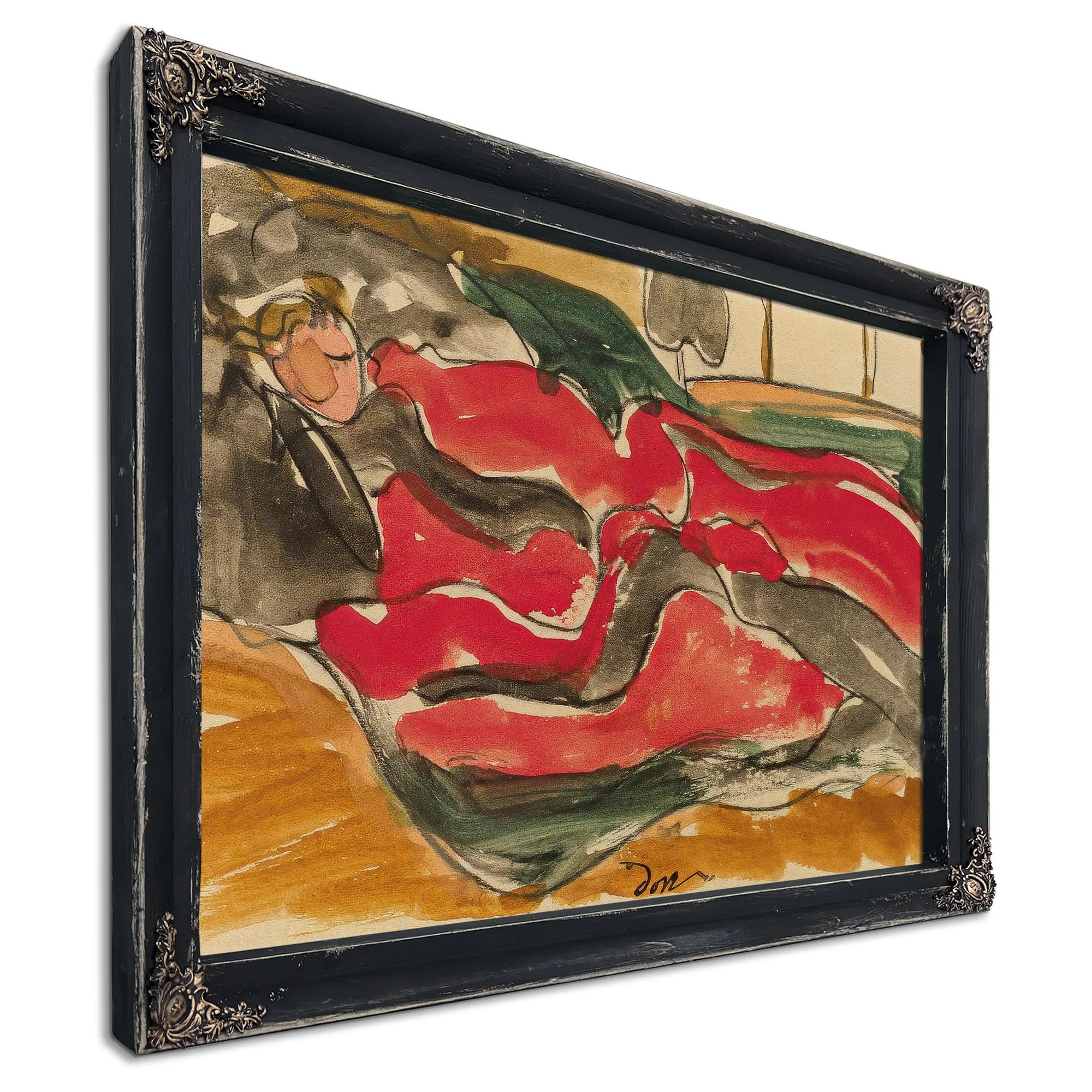 Woman Asleep By Arthur Dove Fine Art Print