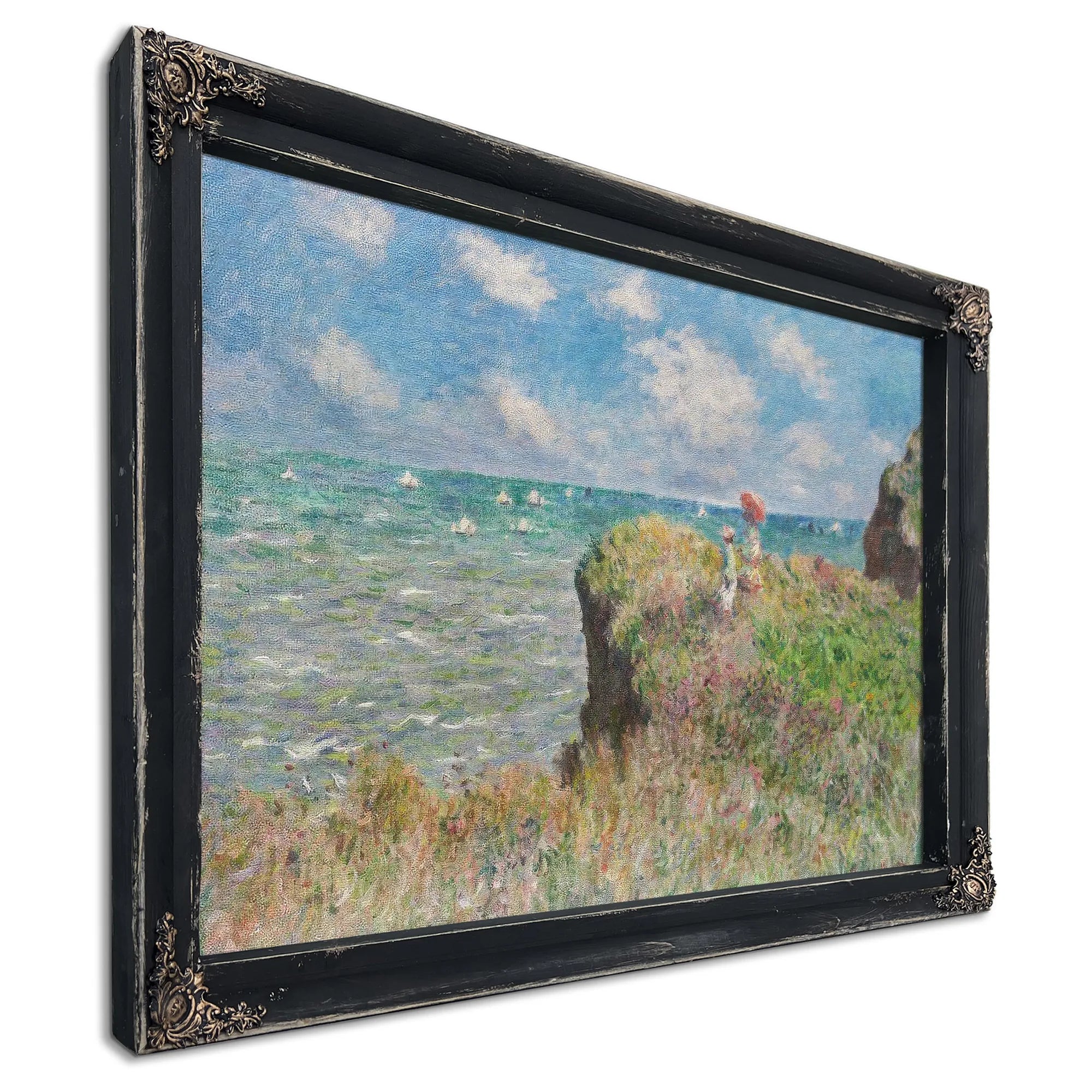 Cliff Walk At Pourville 1882 1 By Claude Monet Fine Art Print